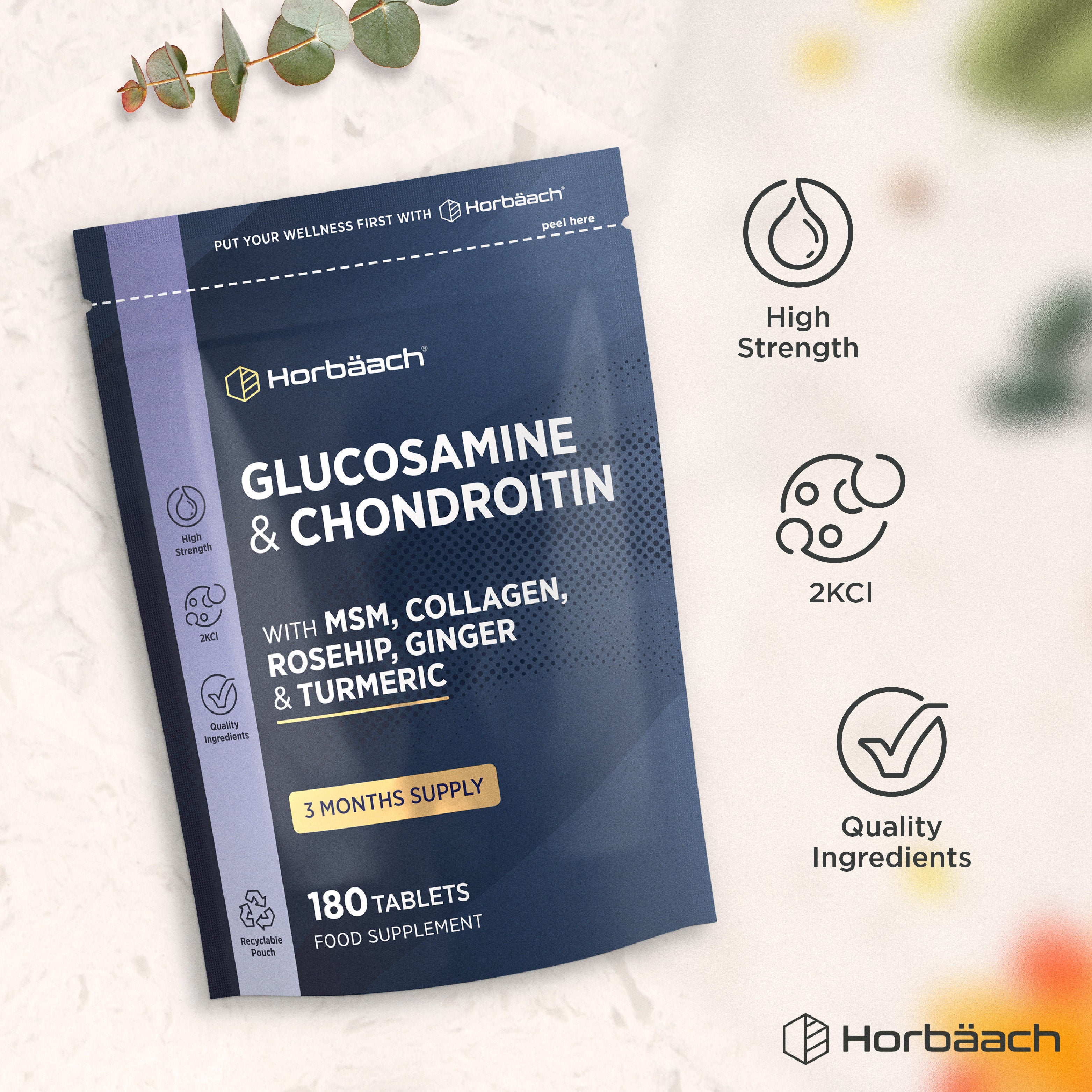 Glucosamine and Chondroitin Complex | 180 Tablets