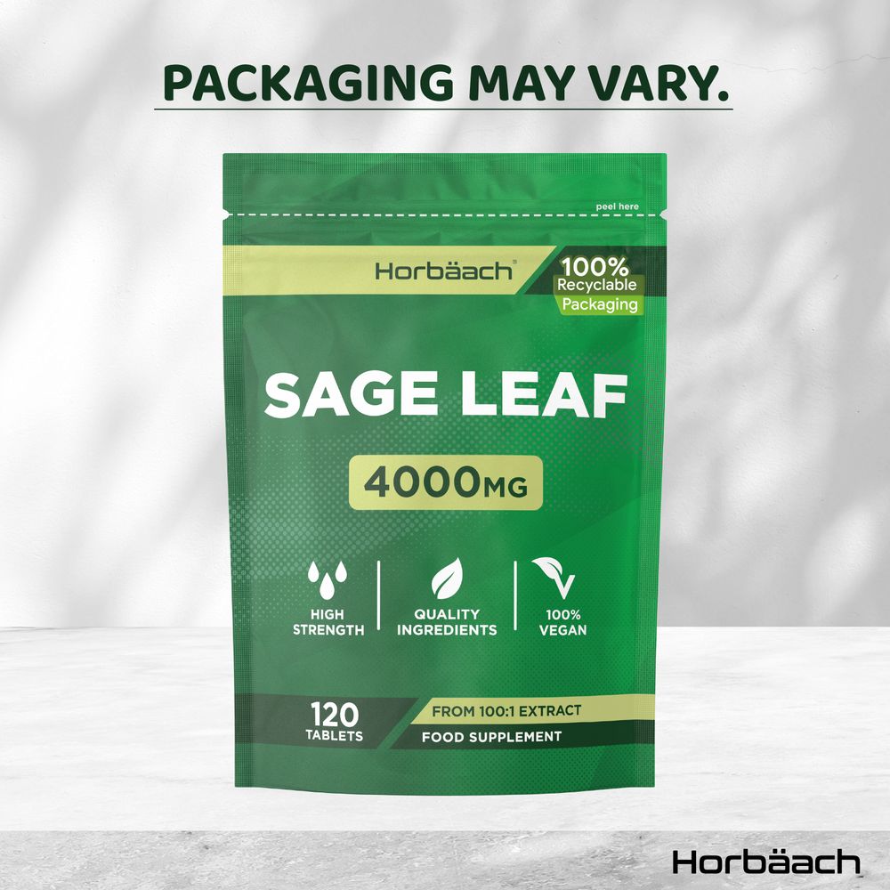 Sage Leaf 4000 mg | 120 Tablets