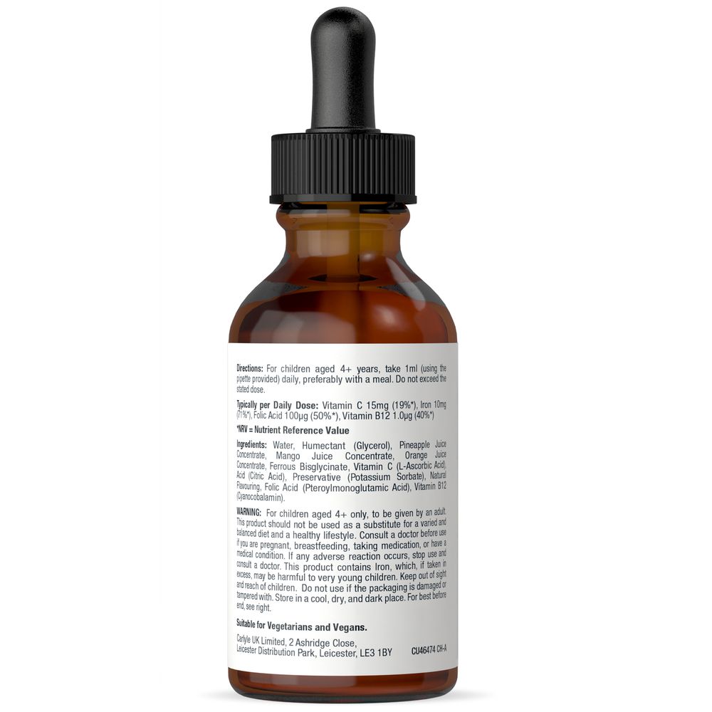 Iron Drops for Kids | 50mL