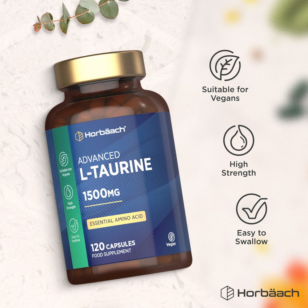 L-Taurine 1500 mg | 120 Capsules