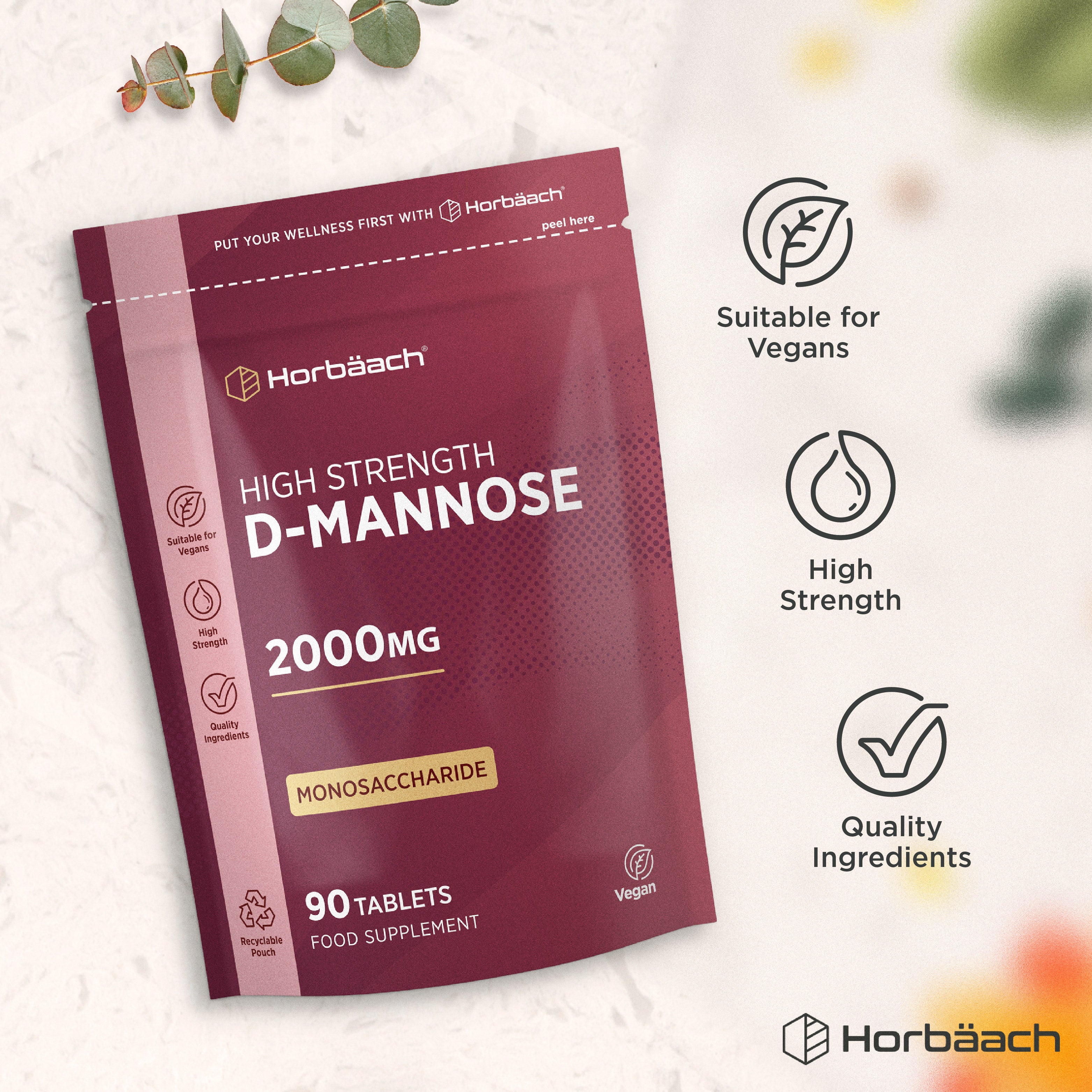 D-Mannose 2000 mg | 90 Tablets
