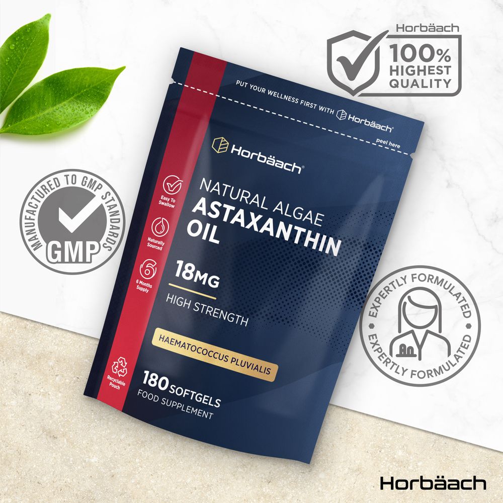 Astaxanthin 18 mg | 180 Softgels