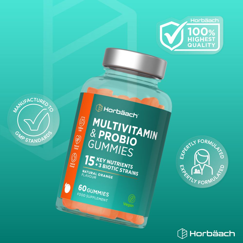 Multivitamins and Probio for Adults | 60 Gummies