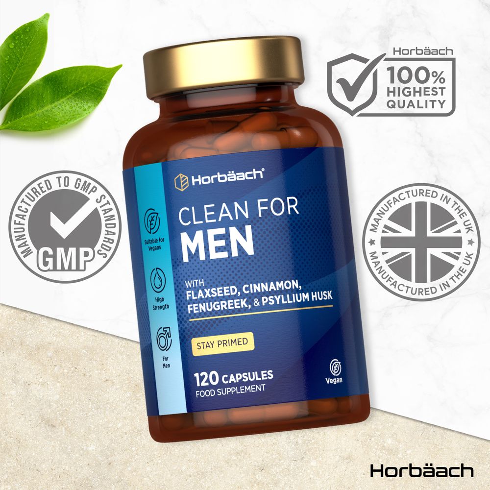 Psyllium Husk Complex for Men | 120 Capsules