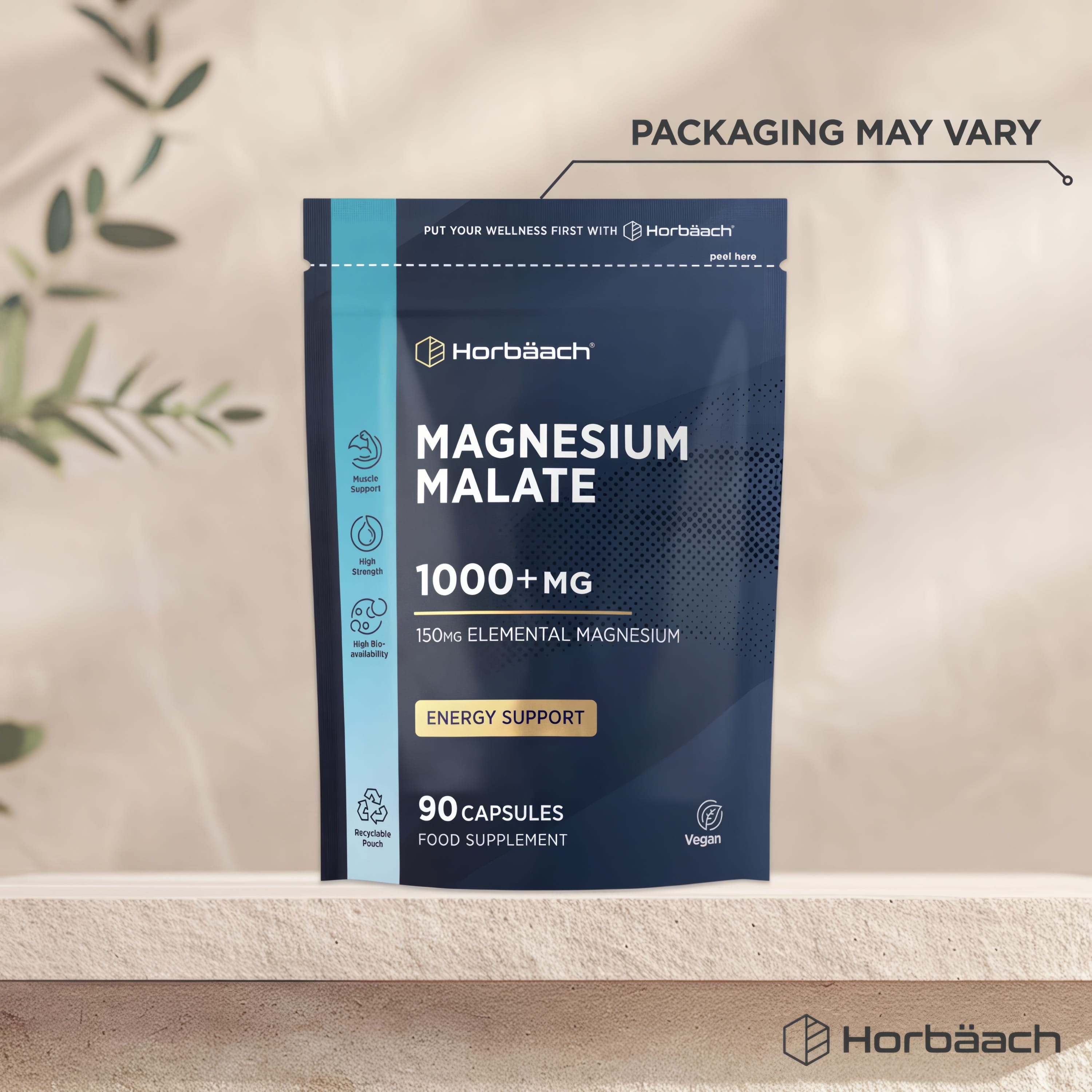Magnesium Malate 1000 mg | 90 Capsules