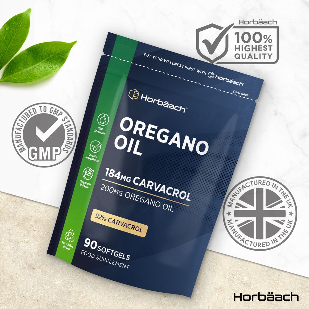 Oregano Oil 200 mg | 90 Softgels