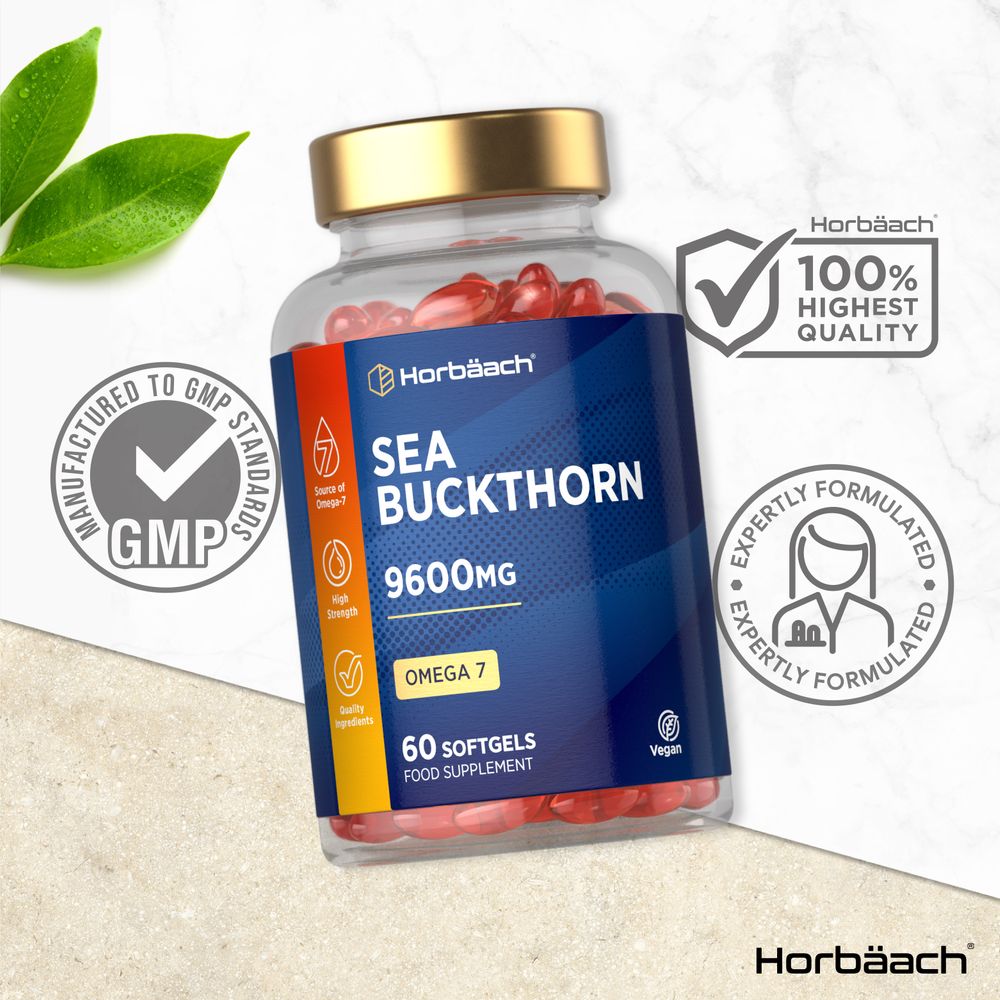 Sea Buckthorn Oil 9600 mg | 60 Softgels