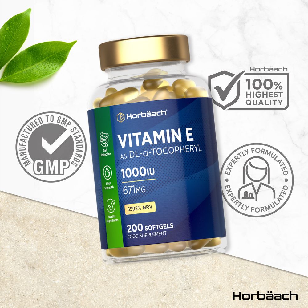 Vitamin E 1000 IU | 200 Softgels