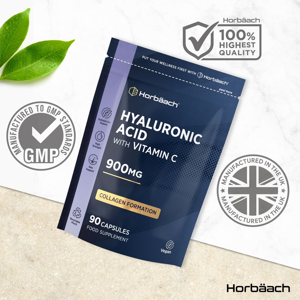 Hyaluronic Acid 900 mg | 90 Capsules
