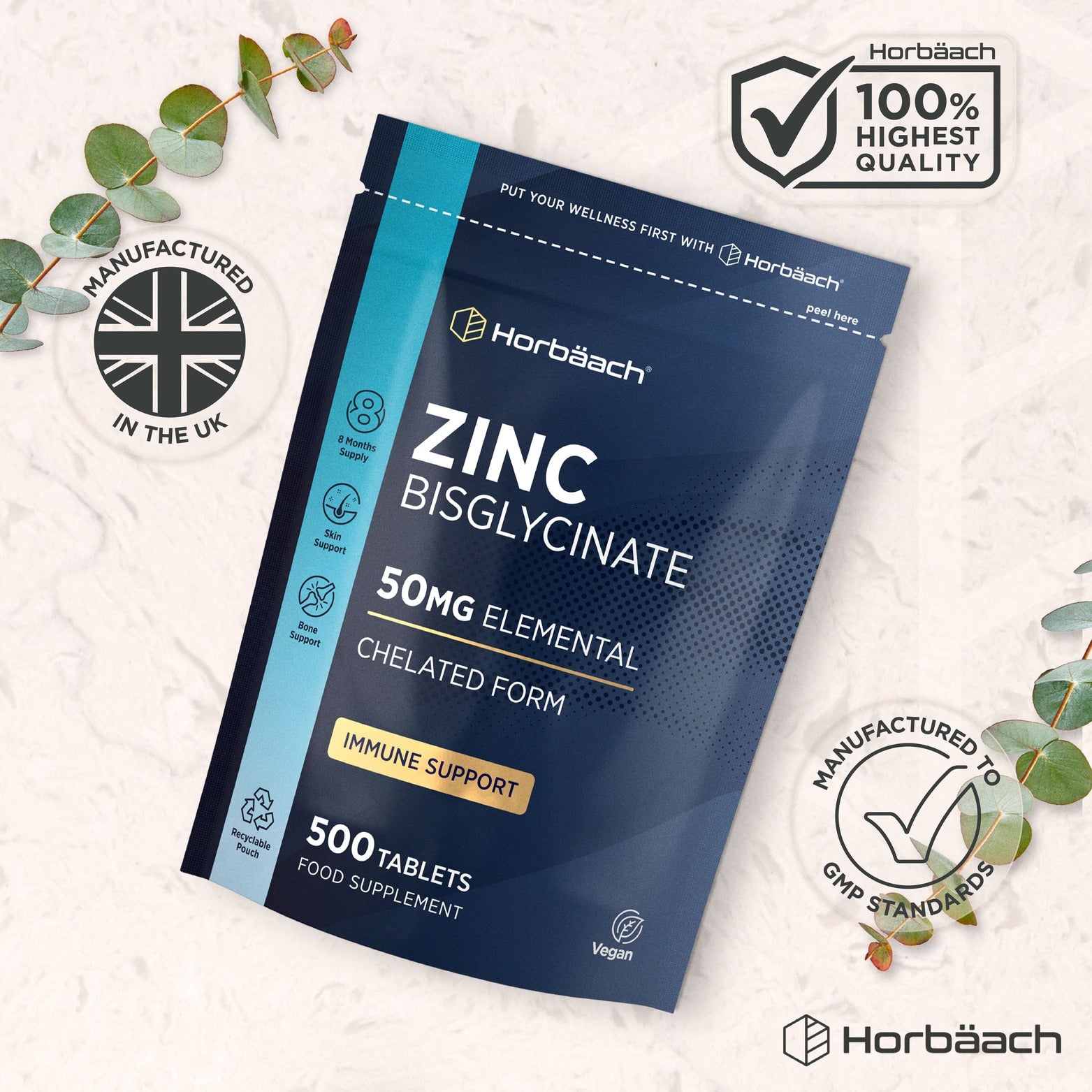 Zinc 25 mg | 500 Tablets
