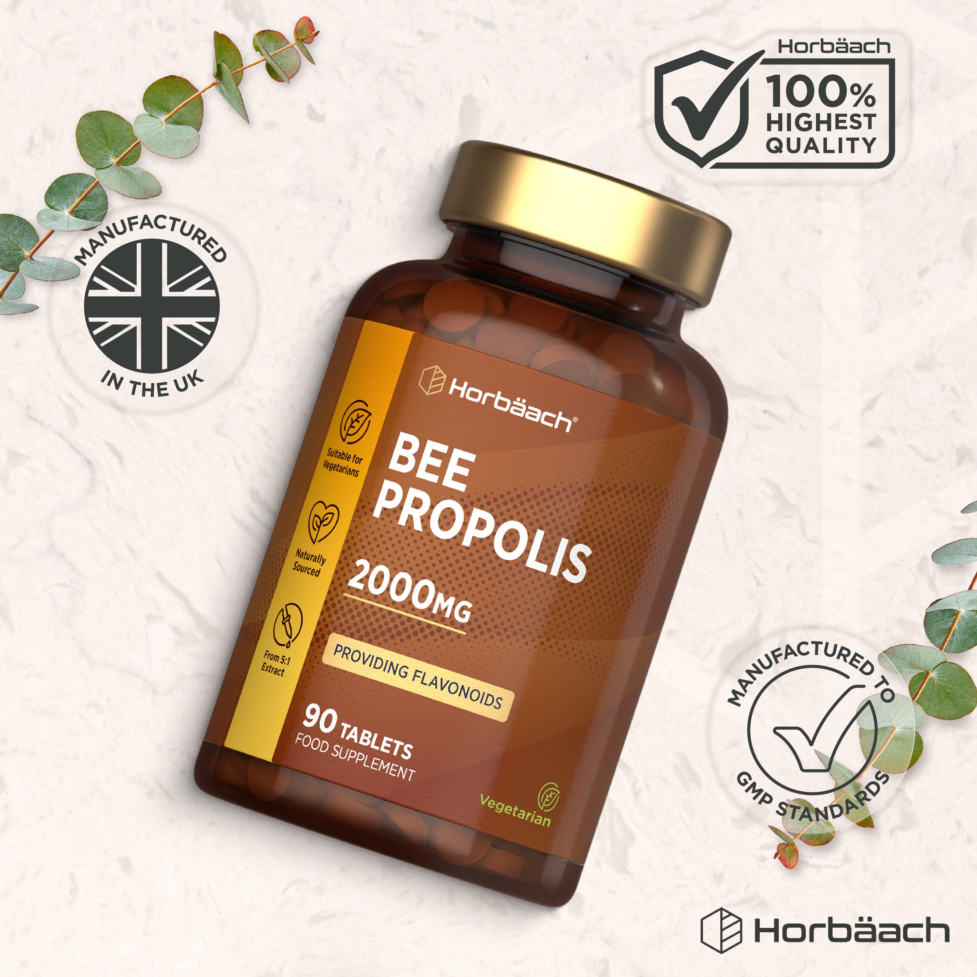 Bee Propolis 2000 mg | 90 Tablets
