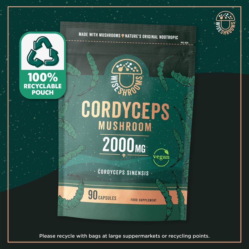Cordyceps Mushroom 2000 mg | 90 Capsules