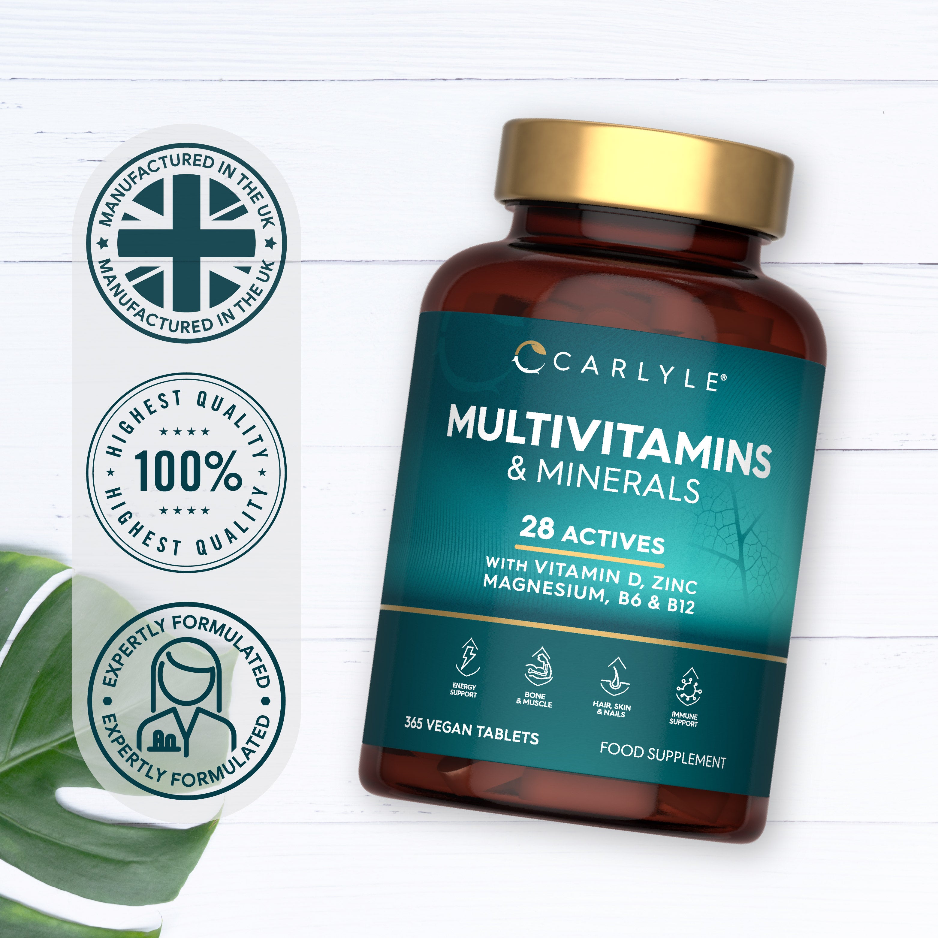 Multivitamins and Minerals | 365 Tablets