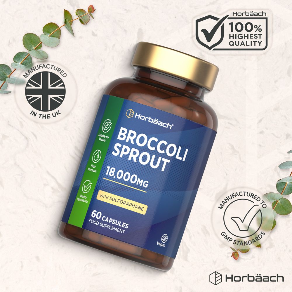 Broccoli Sprout 18,000 mg | 60 Capsules