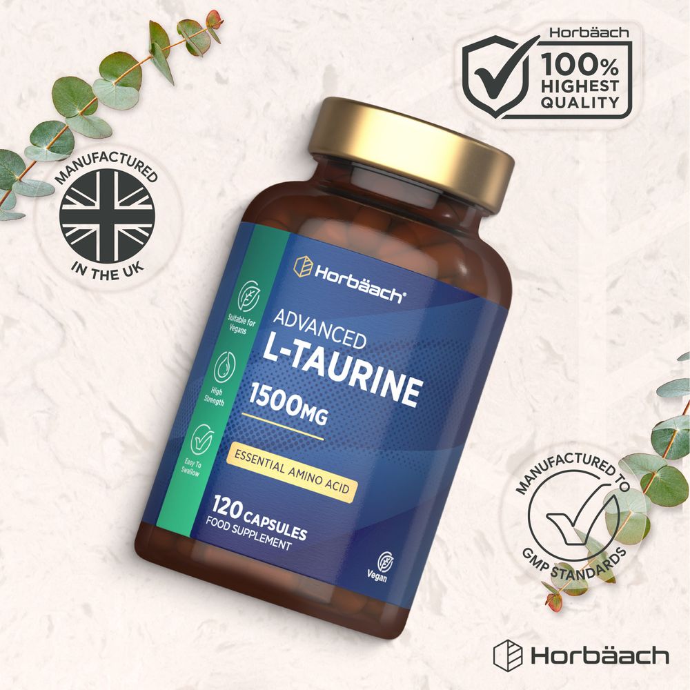 L-Taurine 1500 mg | 120 Capsules