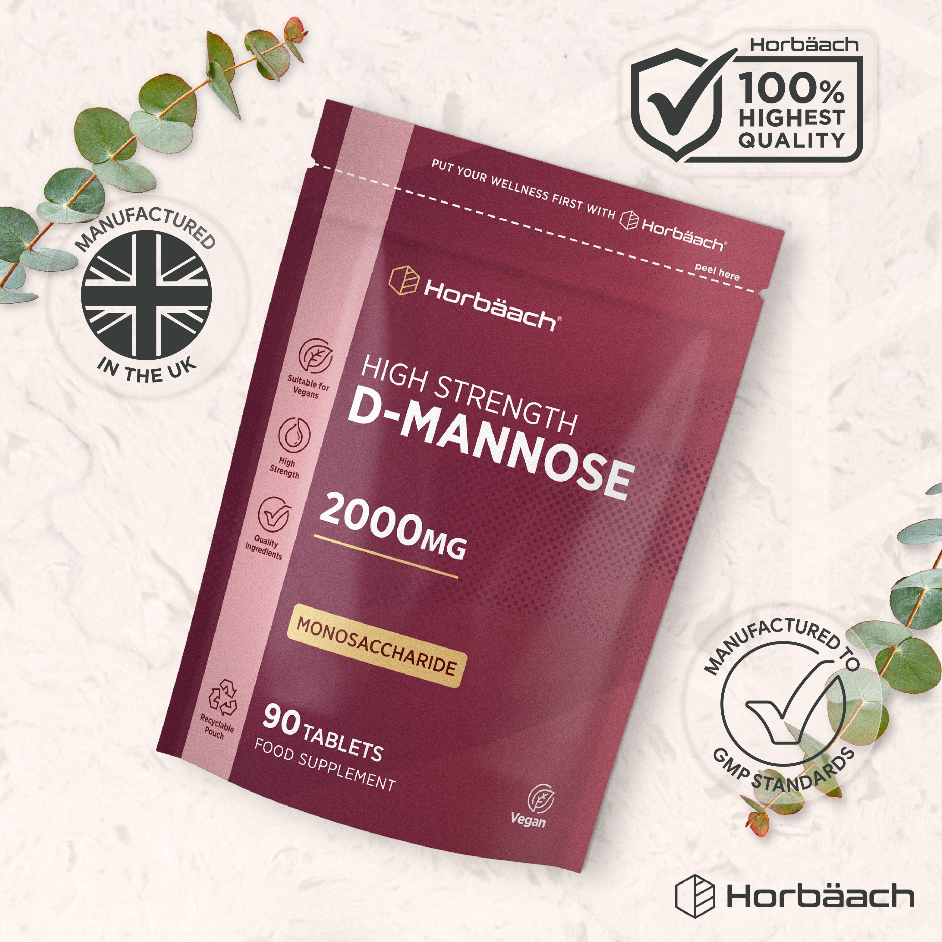 D-Mannose 2000 mg | 90 Tablets