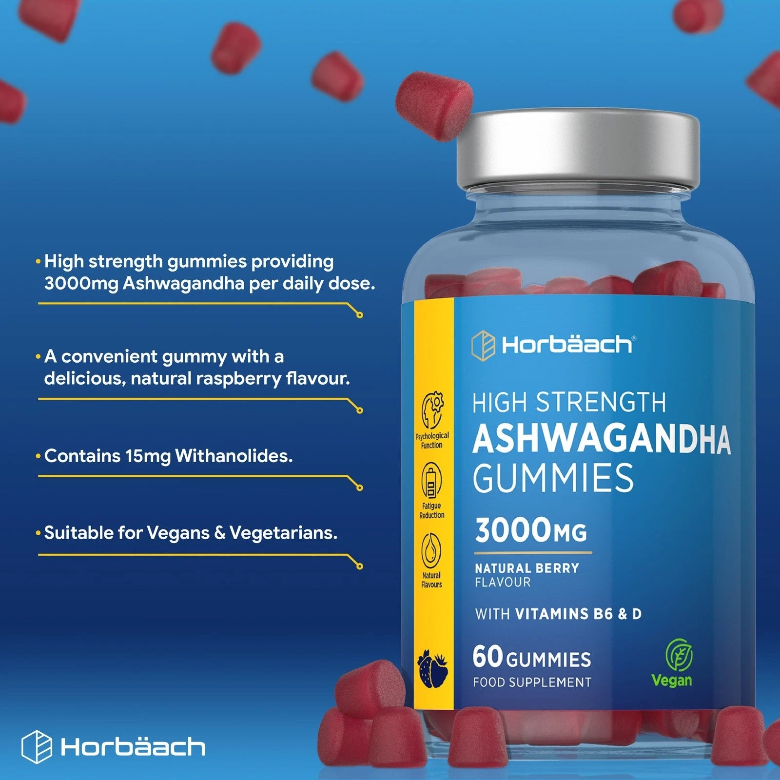Ashwagandha 3000 mg | 60 Gummies