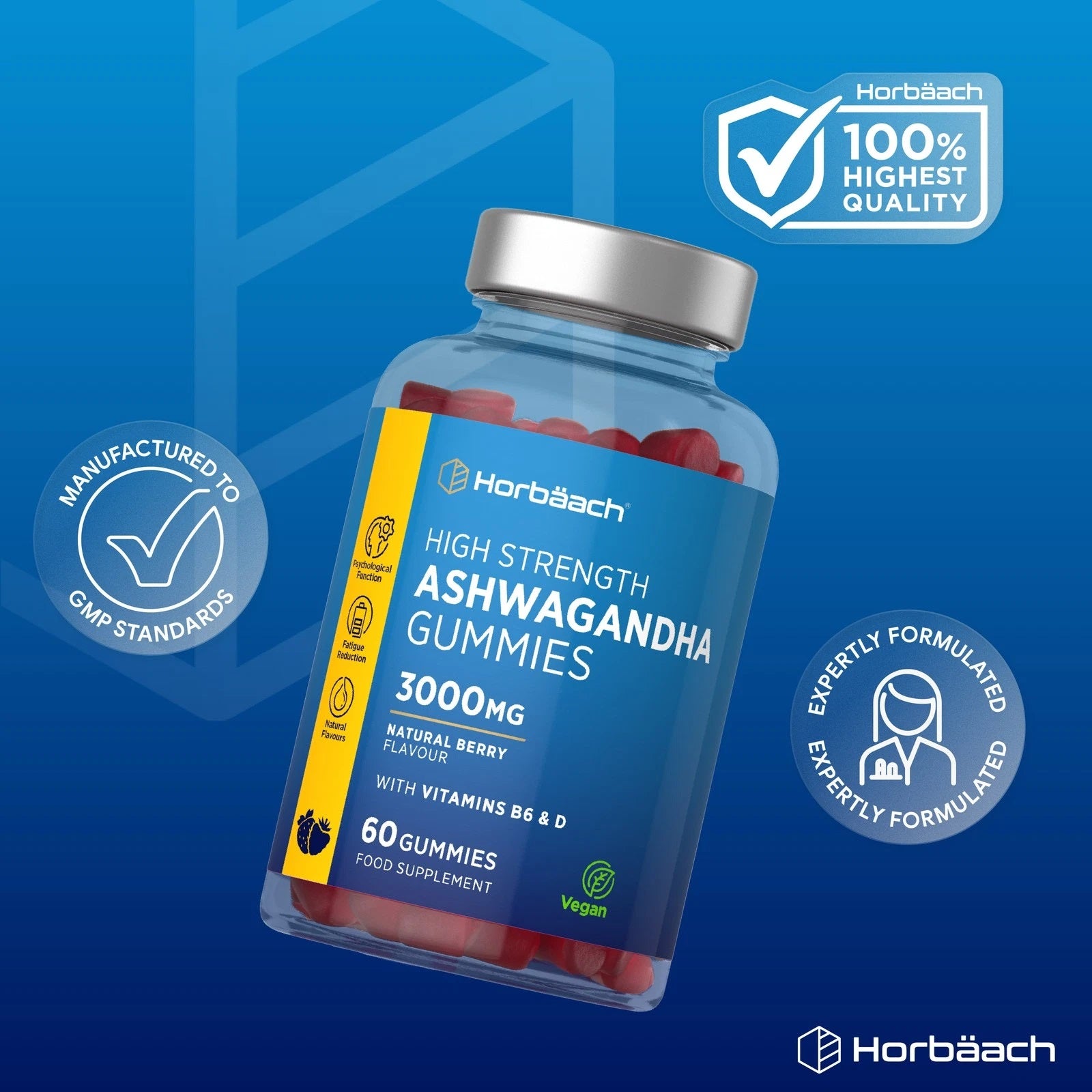 Ashwagandha 3000 mg | 60 Gummies