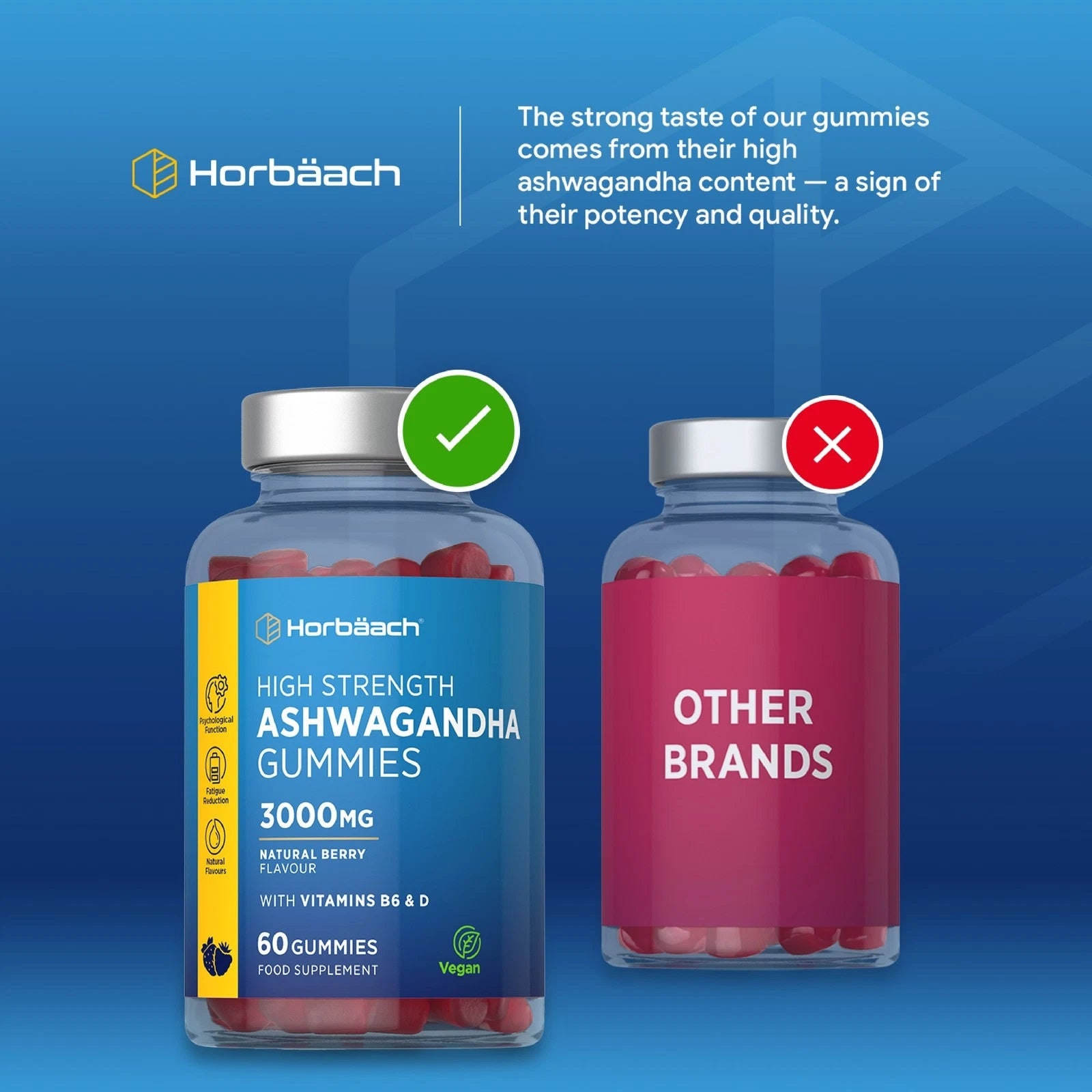 Ashwagandha 3000 mg | 60 Gummies