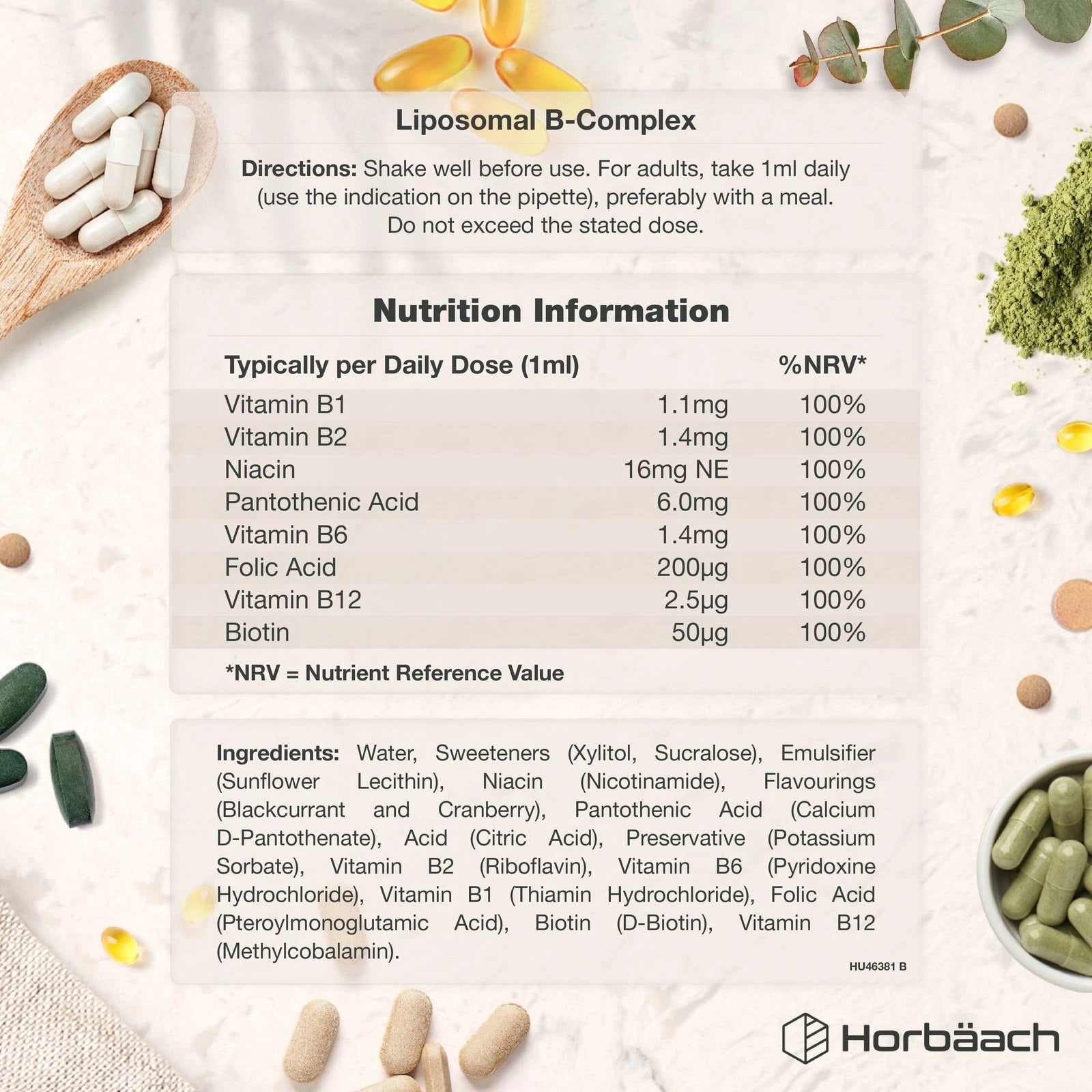 Vitamin B Complex Drops | 60mL