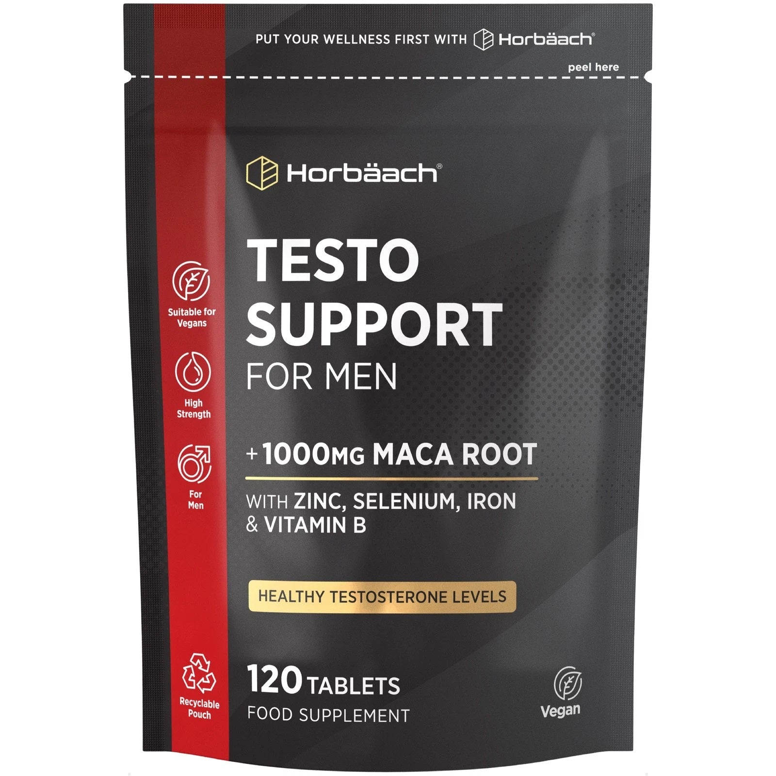 Testosterone Support Complex for Men | 120 Tablets