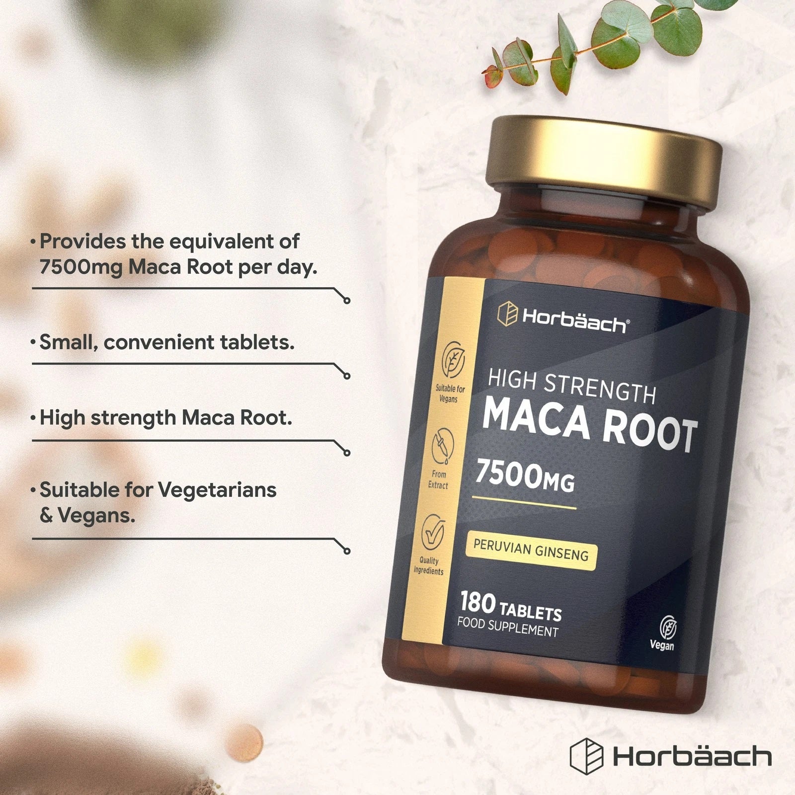 Maca Root 7500 mg | 180 Tablets