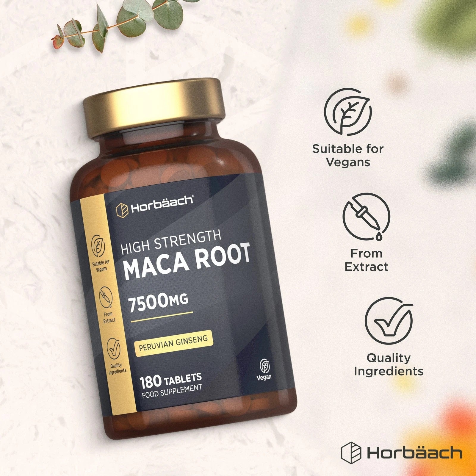 Maca Root 7500 mg | 180 Tablets