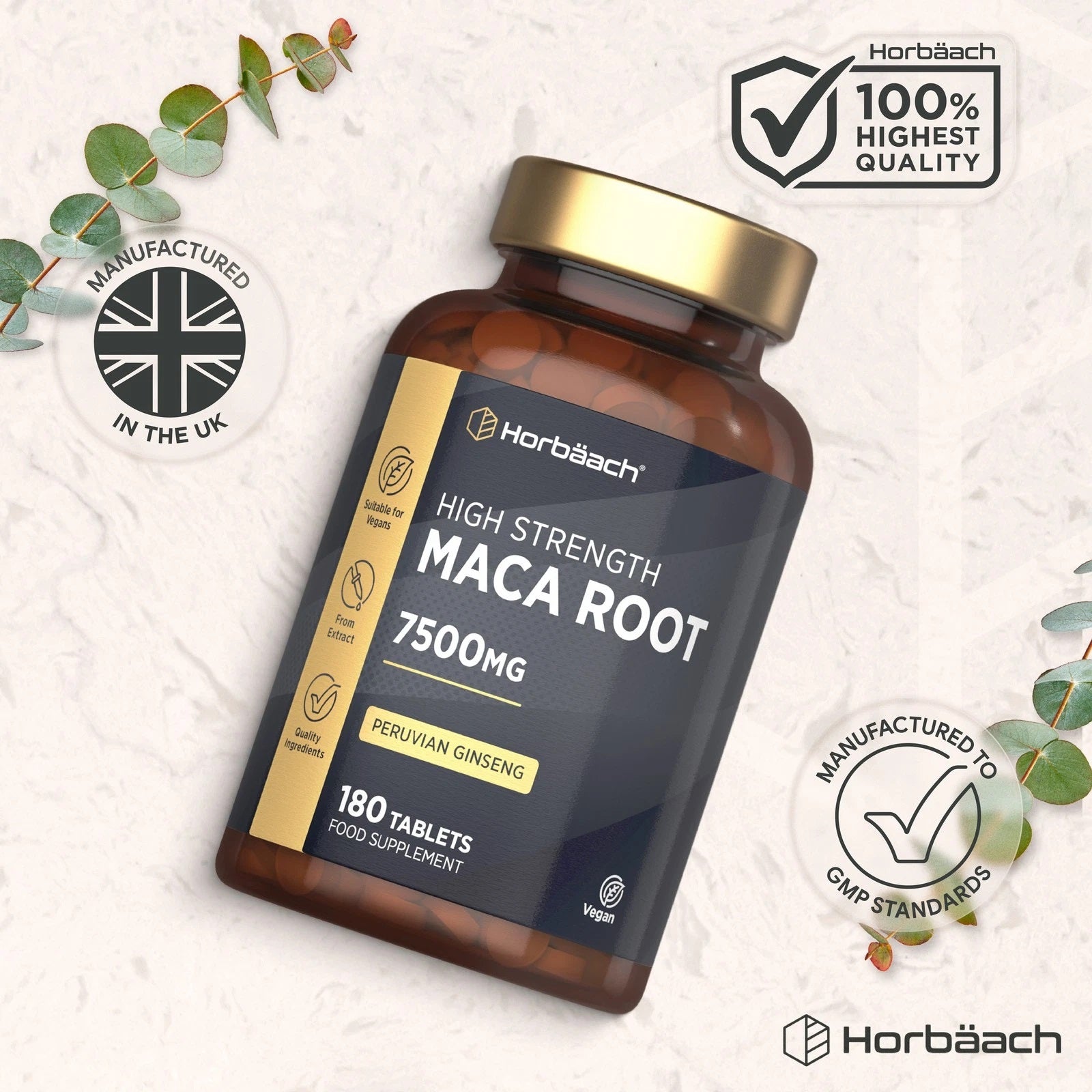 Maca Root 7500 mg | 180 Tablets
