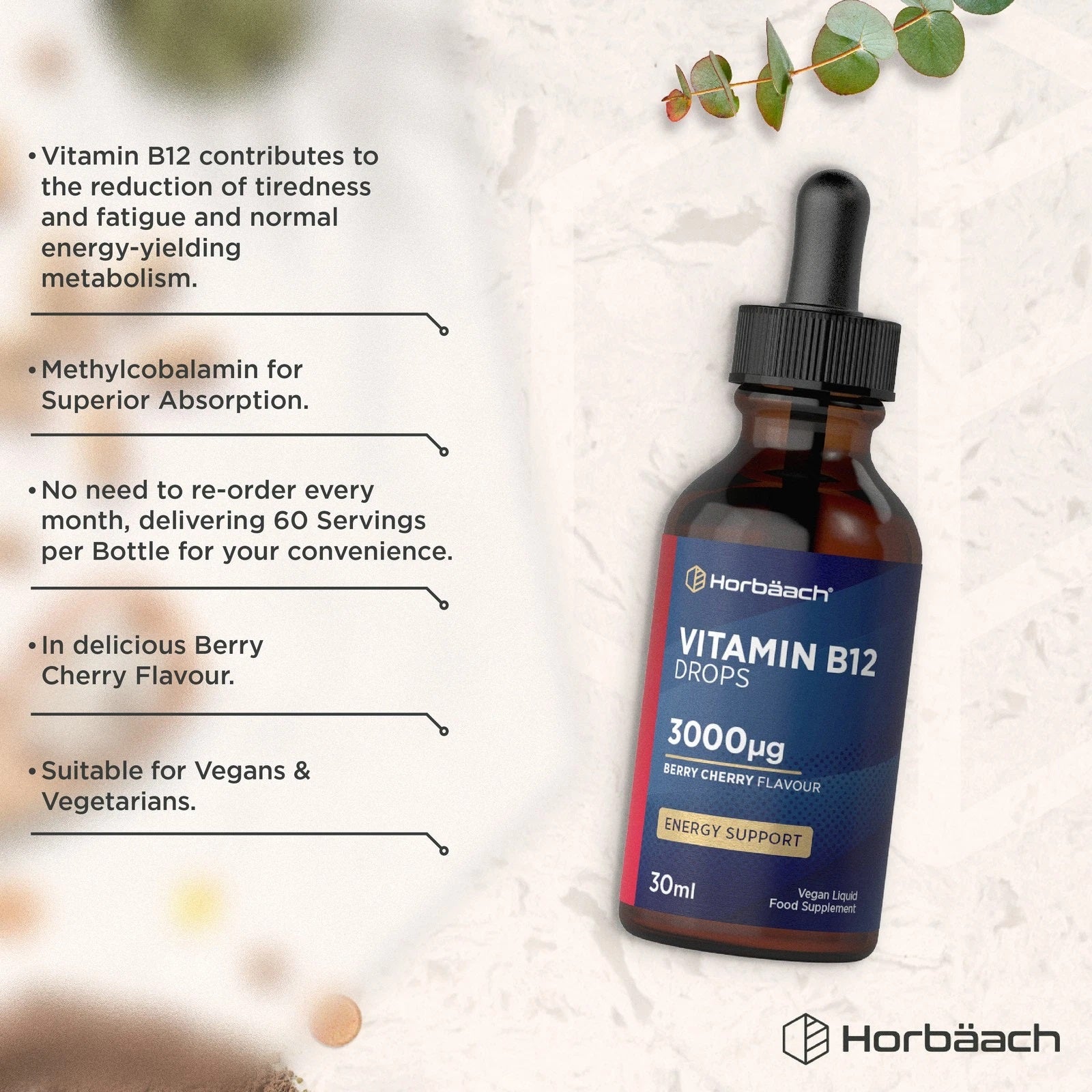 Vitamin B12 Drops 3000 mcg | 30 ml