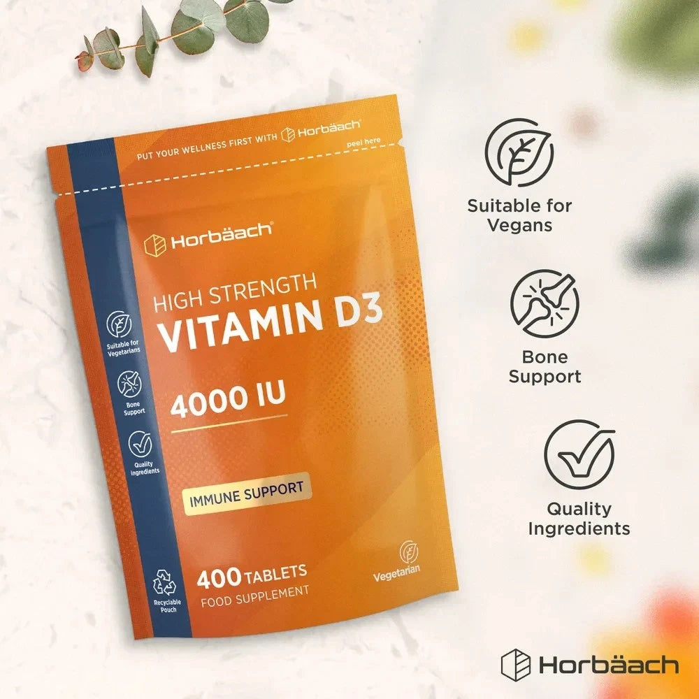 Vitamin D 4000 IU | 400 Tablets