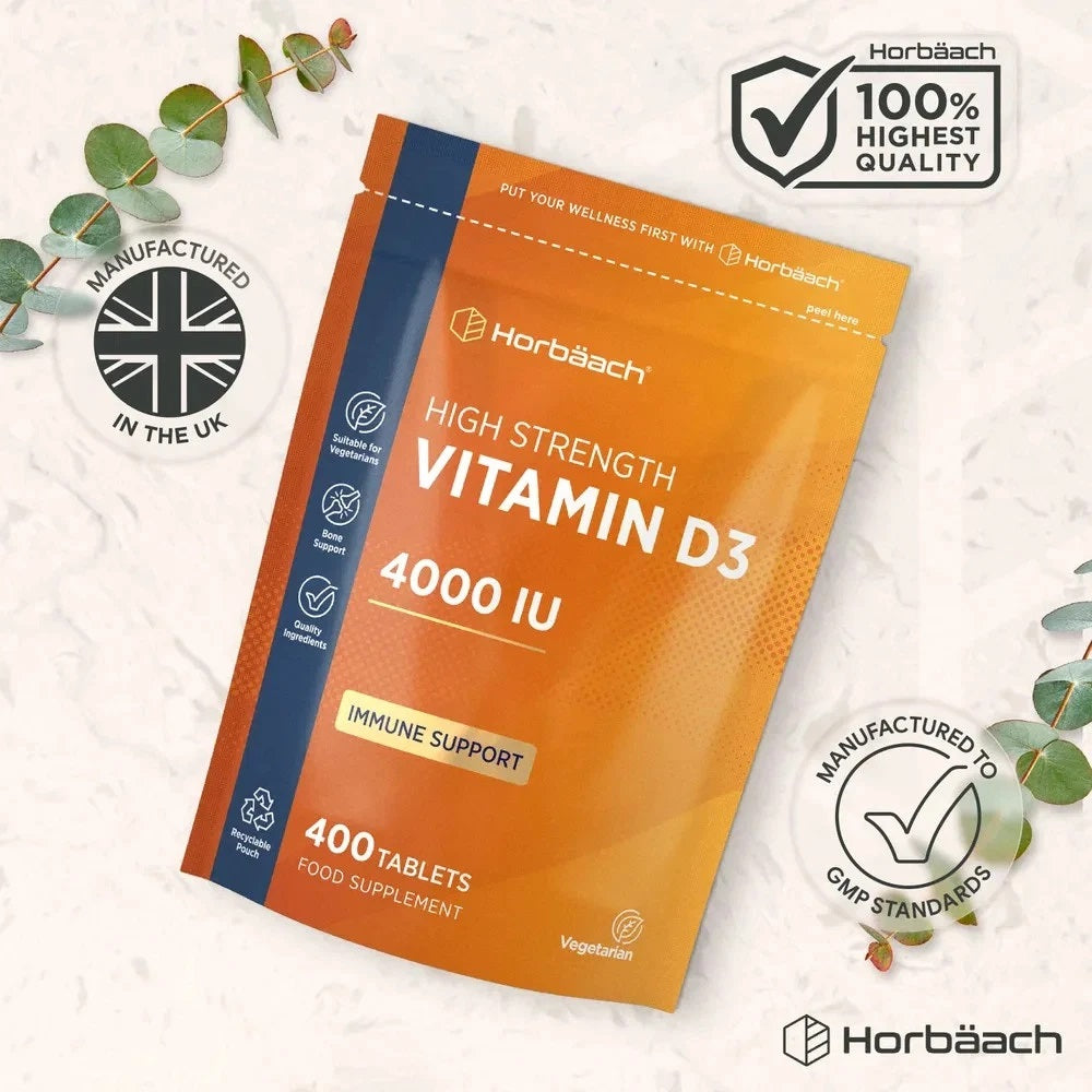 Vitamin D 4000 IU | 400 Tablets
