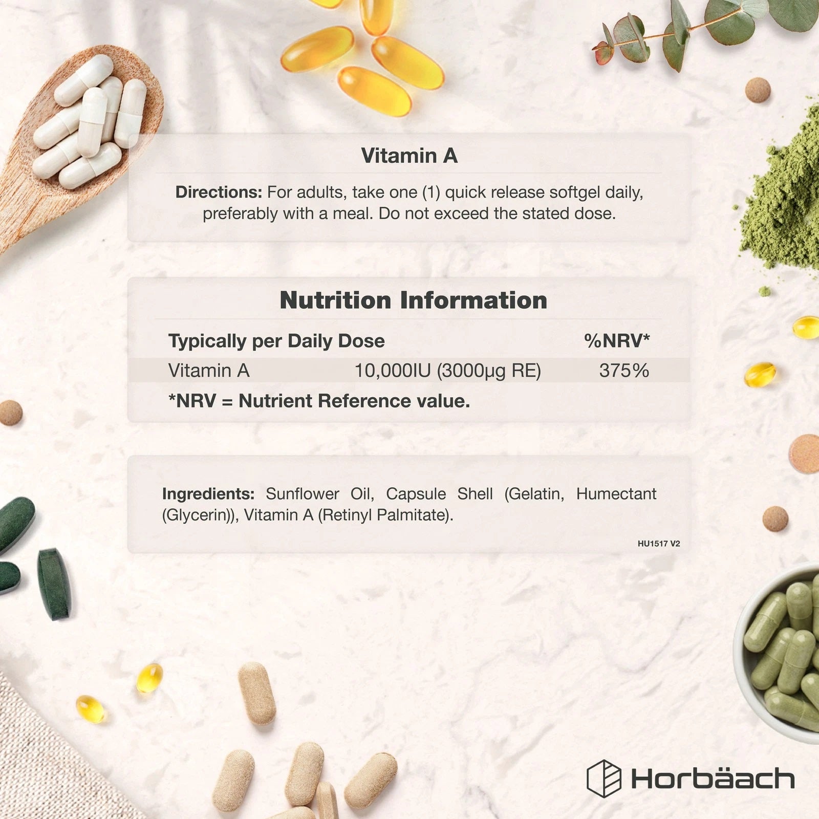 Vitamin A 10,000 IU | 365 Softgels