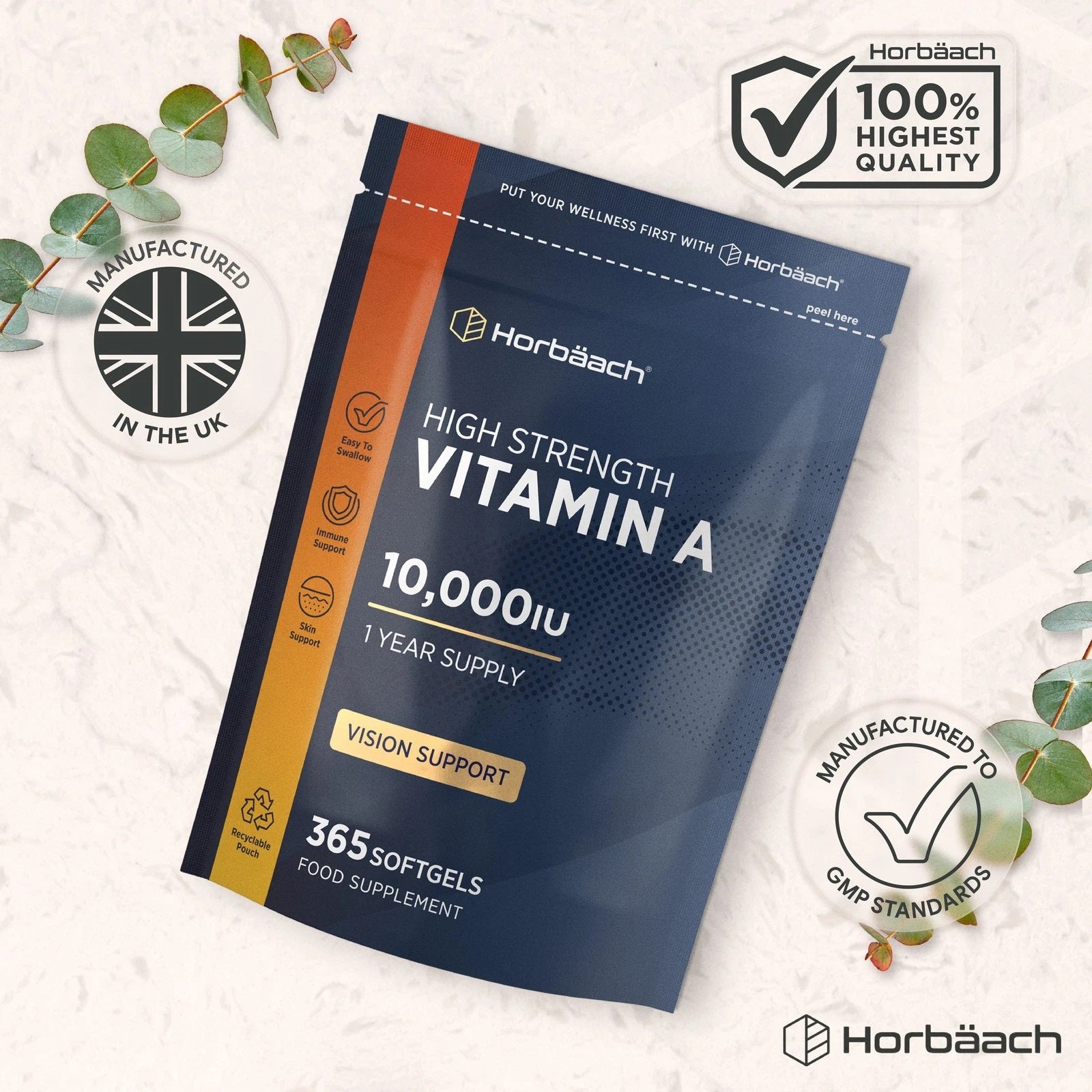 Vitamin A 10,000 IU | 365 Softgels