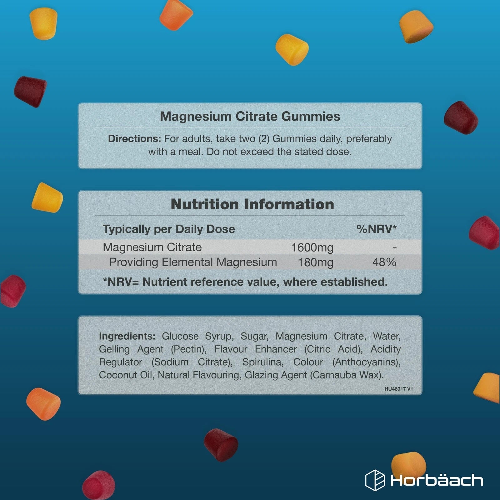 Magnesium Citrate 1600 mg | 90 Gummies