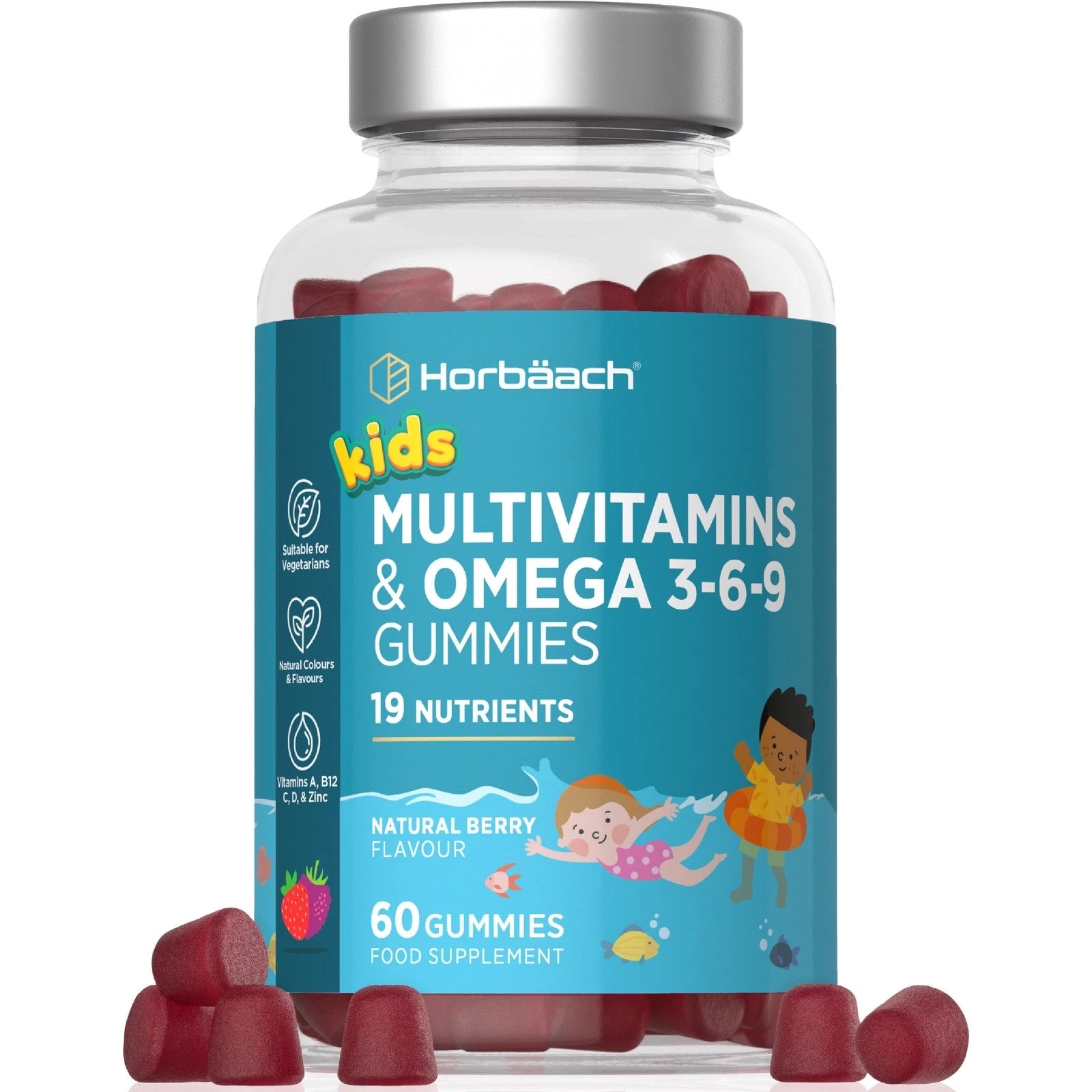 Multivitamin with Omega 369 For Kids | 120 Gummies