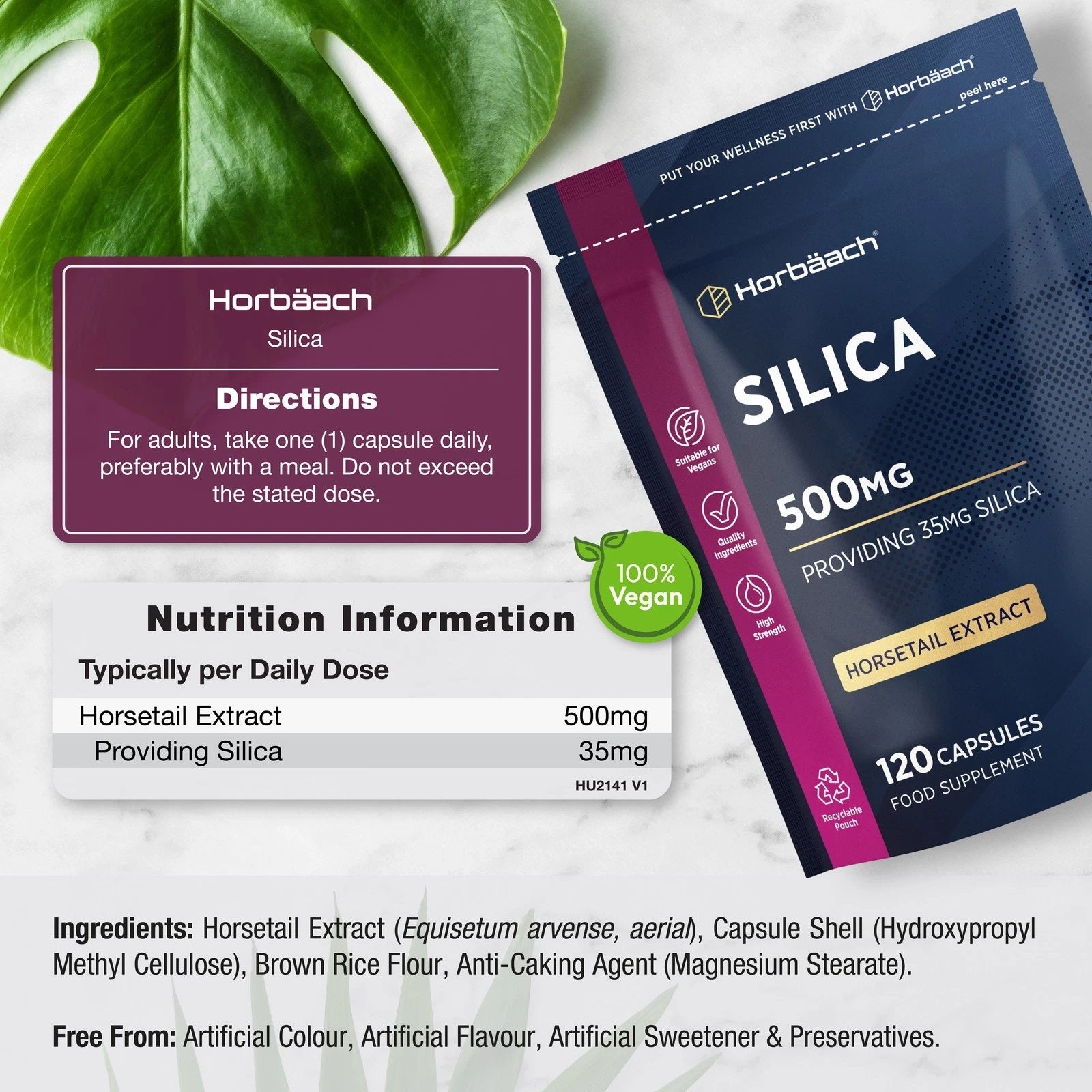 Silica Complex 500 mg | 120 Capsules