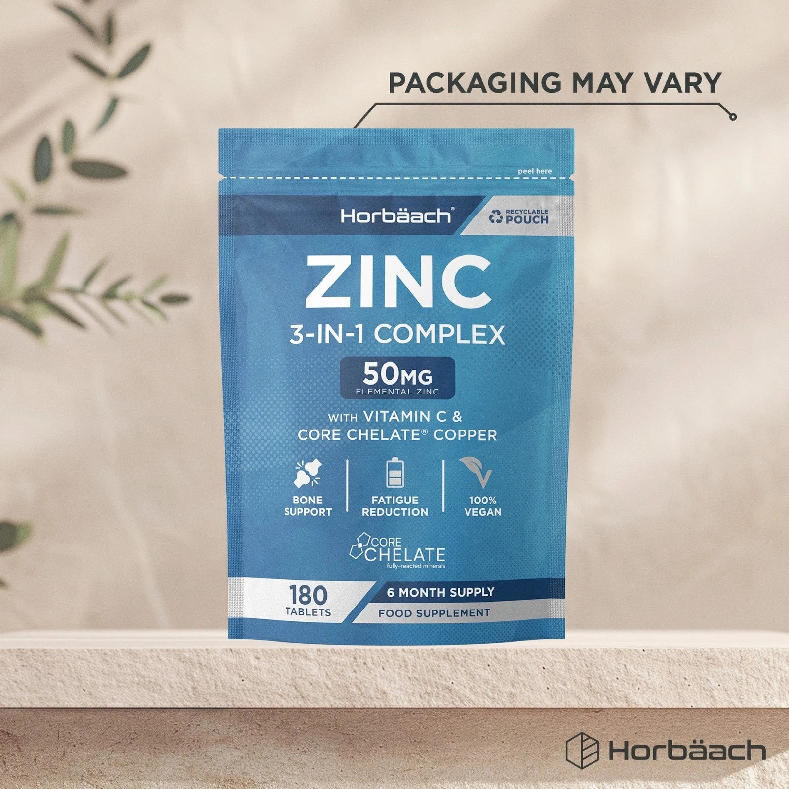 Triple Zinc Complex 50 mg | 180 Tablets