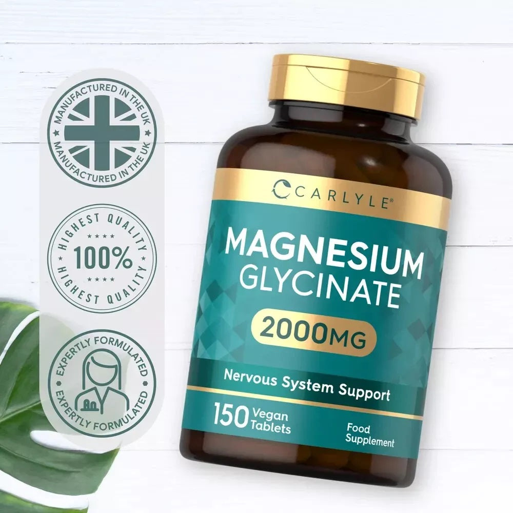 Magnesium Glycinate 2000 mg | 150 Tablets