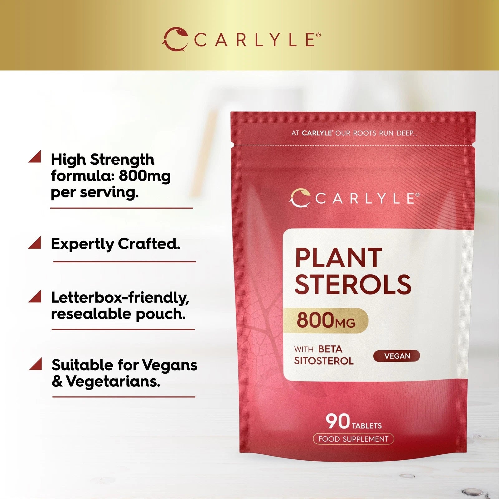 Plant Sterols 800 mg | 90 Tablets