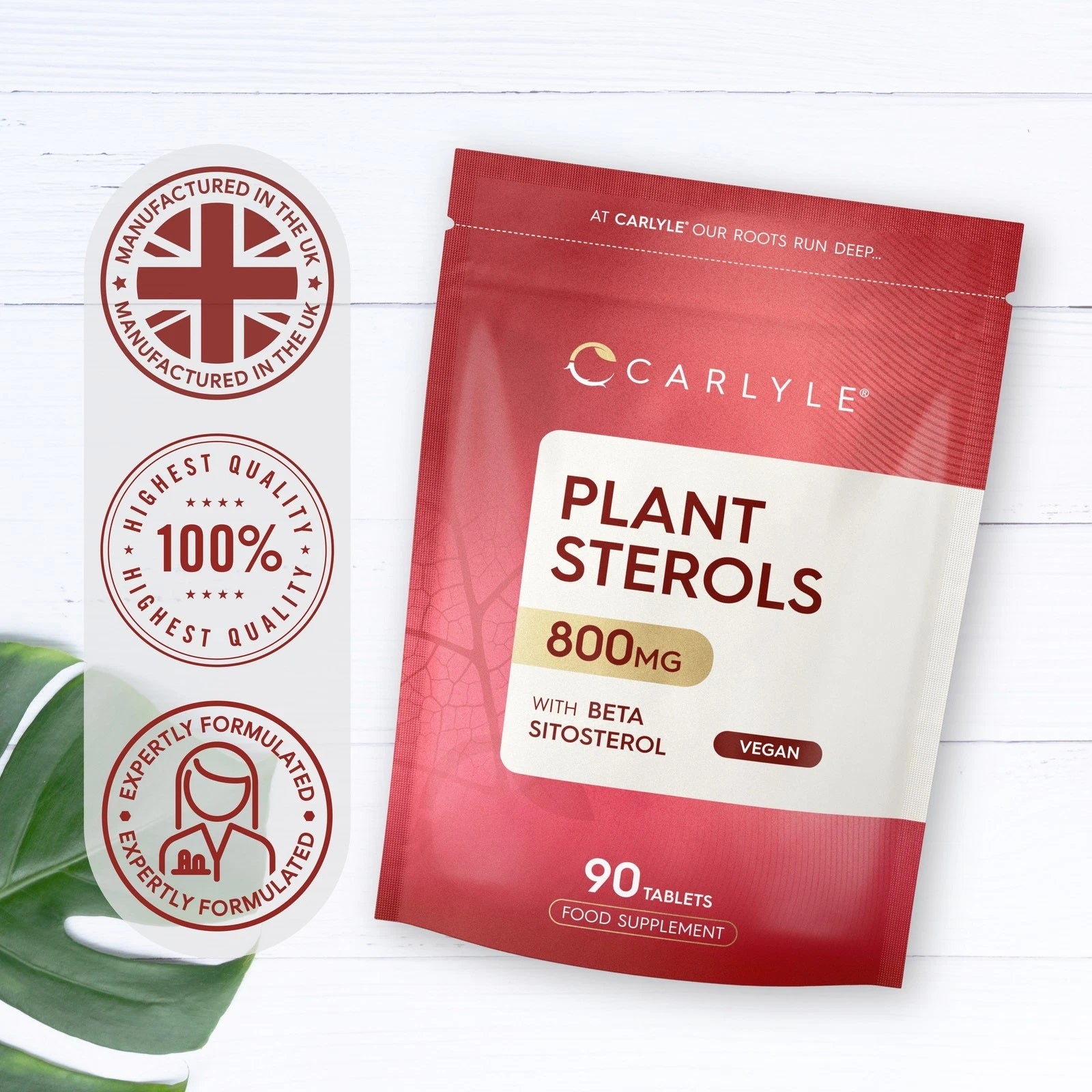 Plant Sterols 800 mg | 90 Tablets