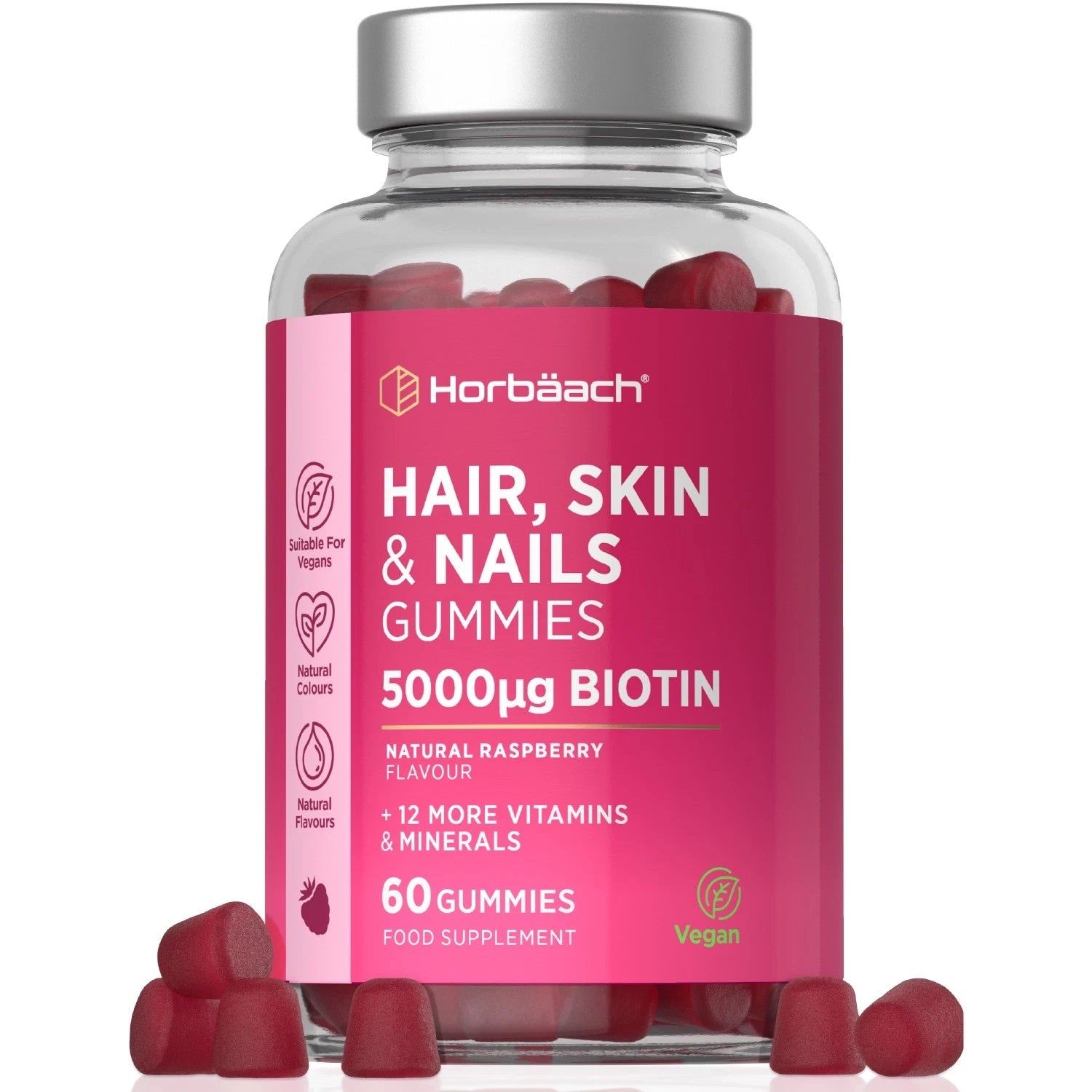 Hair Skin and Nails Complex | 60 Gummies