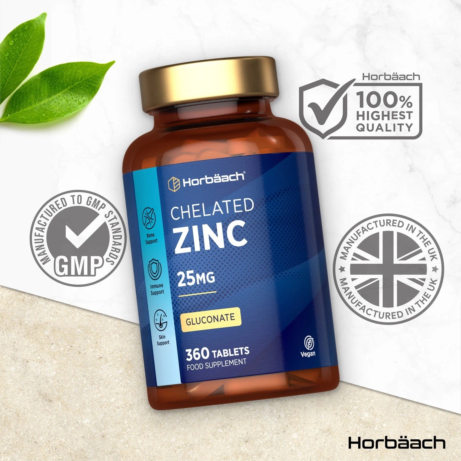 Zinc 25 mg | 360 Tablets