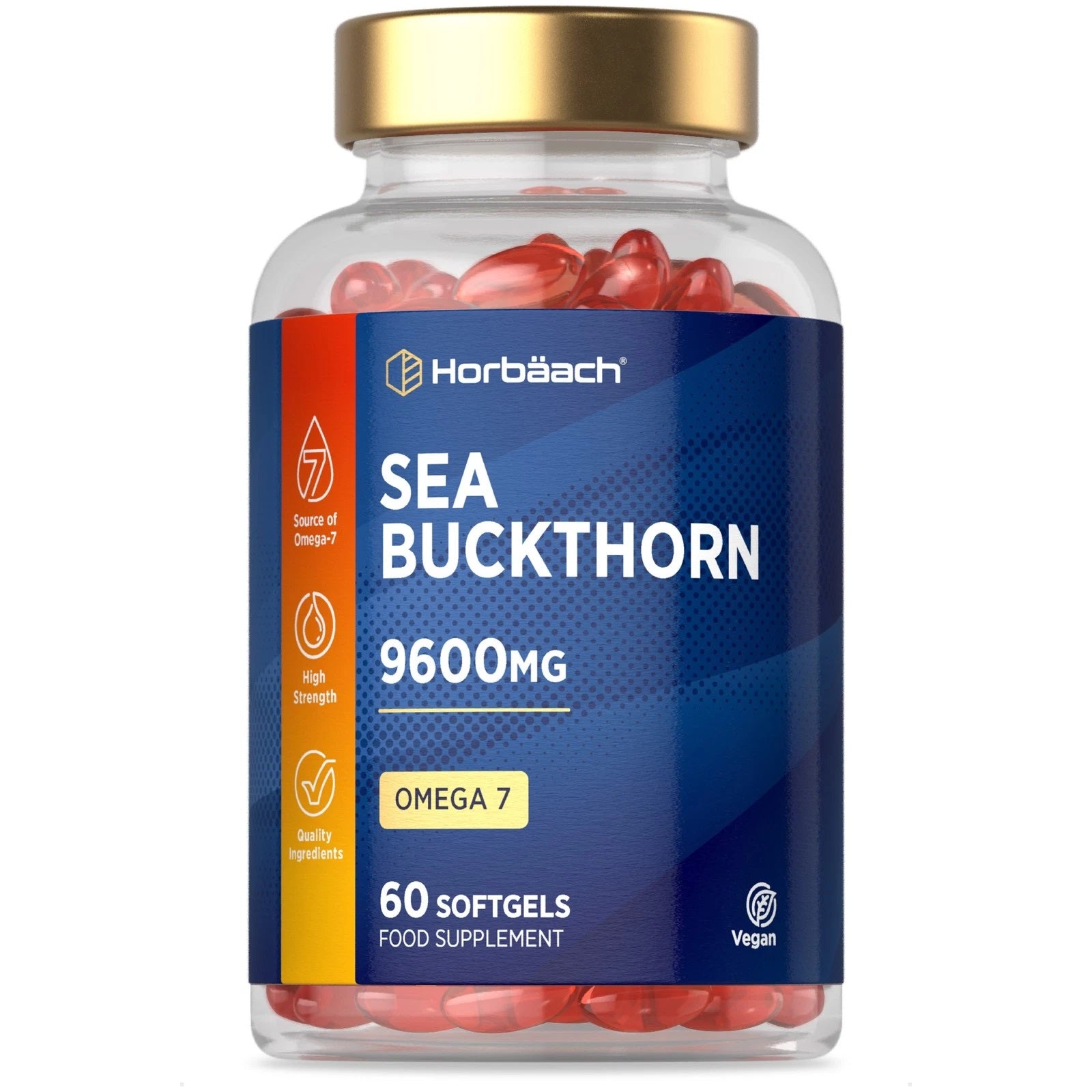 Sea Buckthorn Oil 9600 mg | 60 Softgels