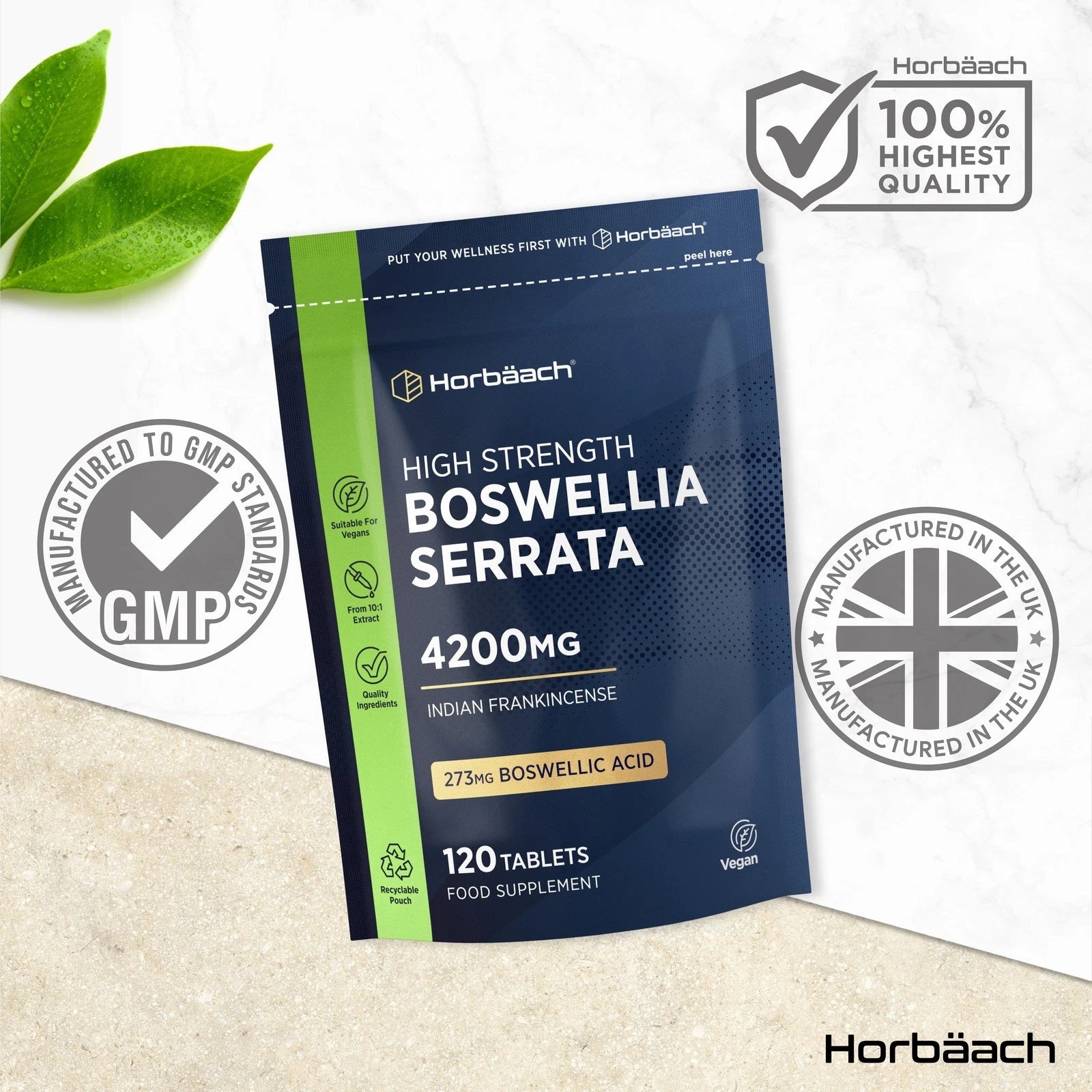 Boswellia Serrata 4200 mg with Bioperine | 120 Tablets