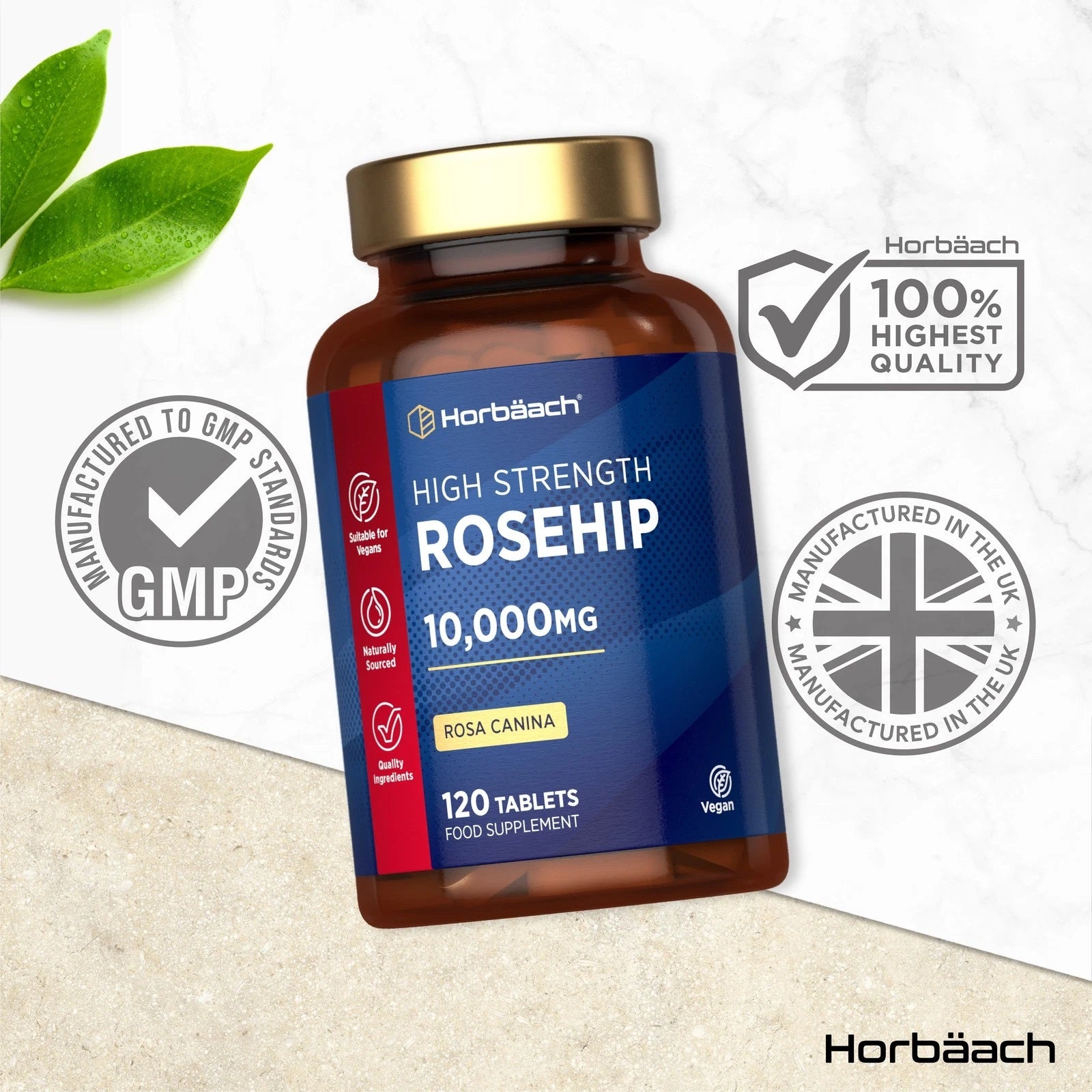 Rosehip 10,000 mg | 120 Tablets