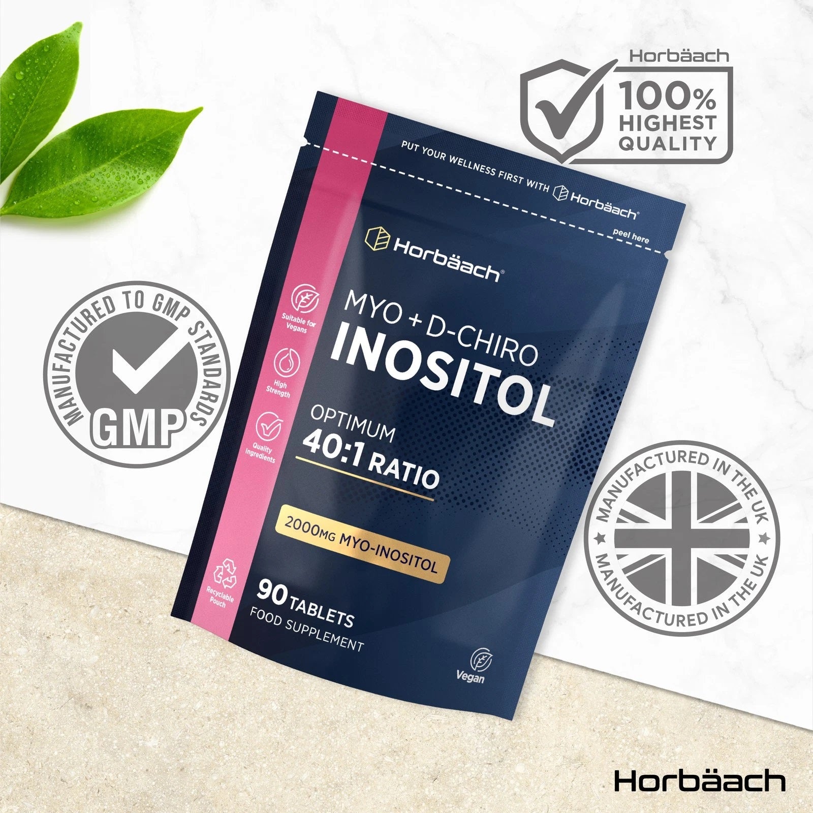 Myo Inositol + D Chiro Inositol Complex | 90 Tablets