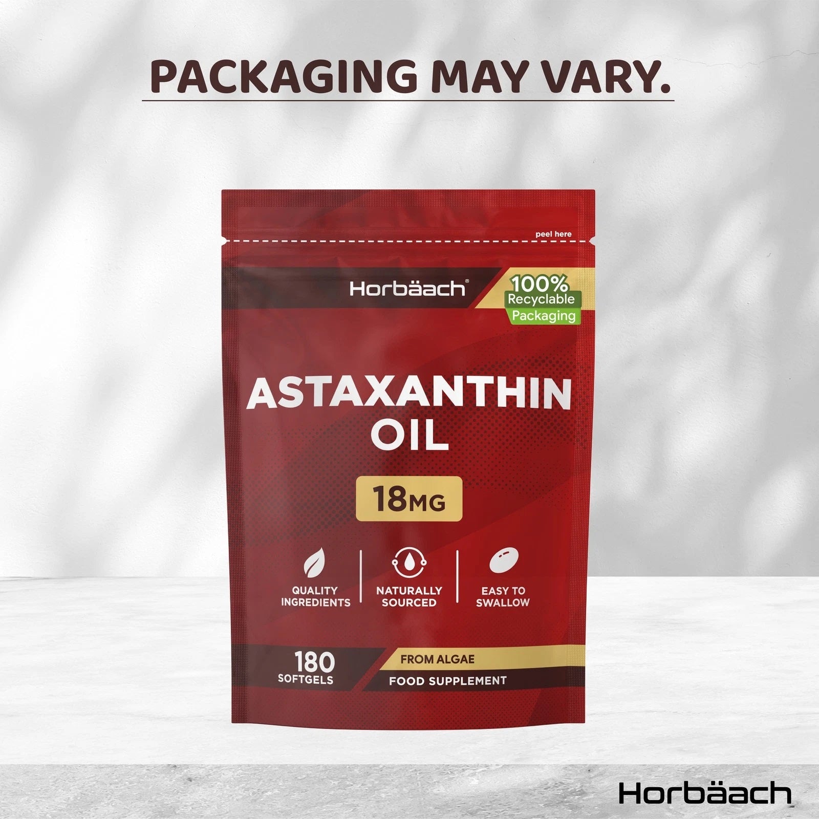 Astaxanthin 18 mg | 180 Softgels