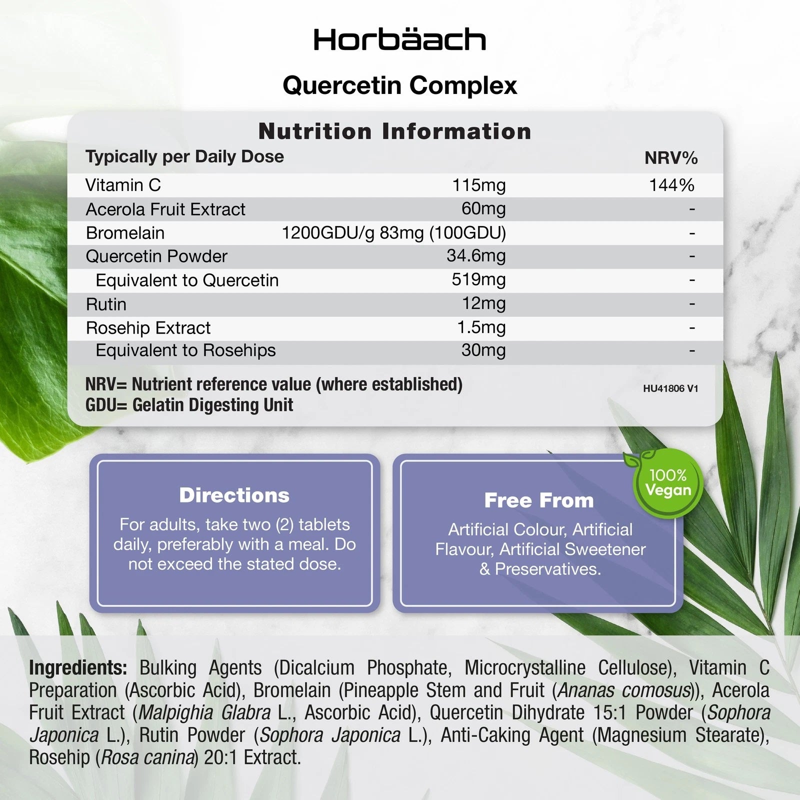 Quercetin Complex 815 mg | 120 Tablets