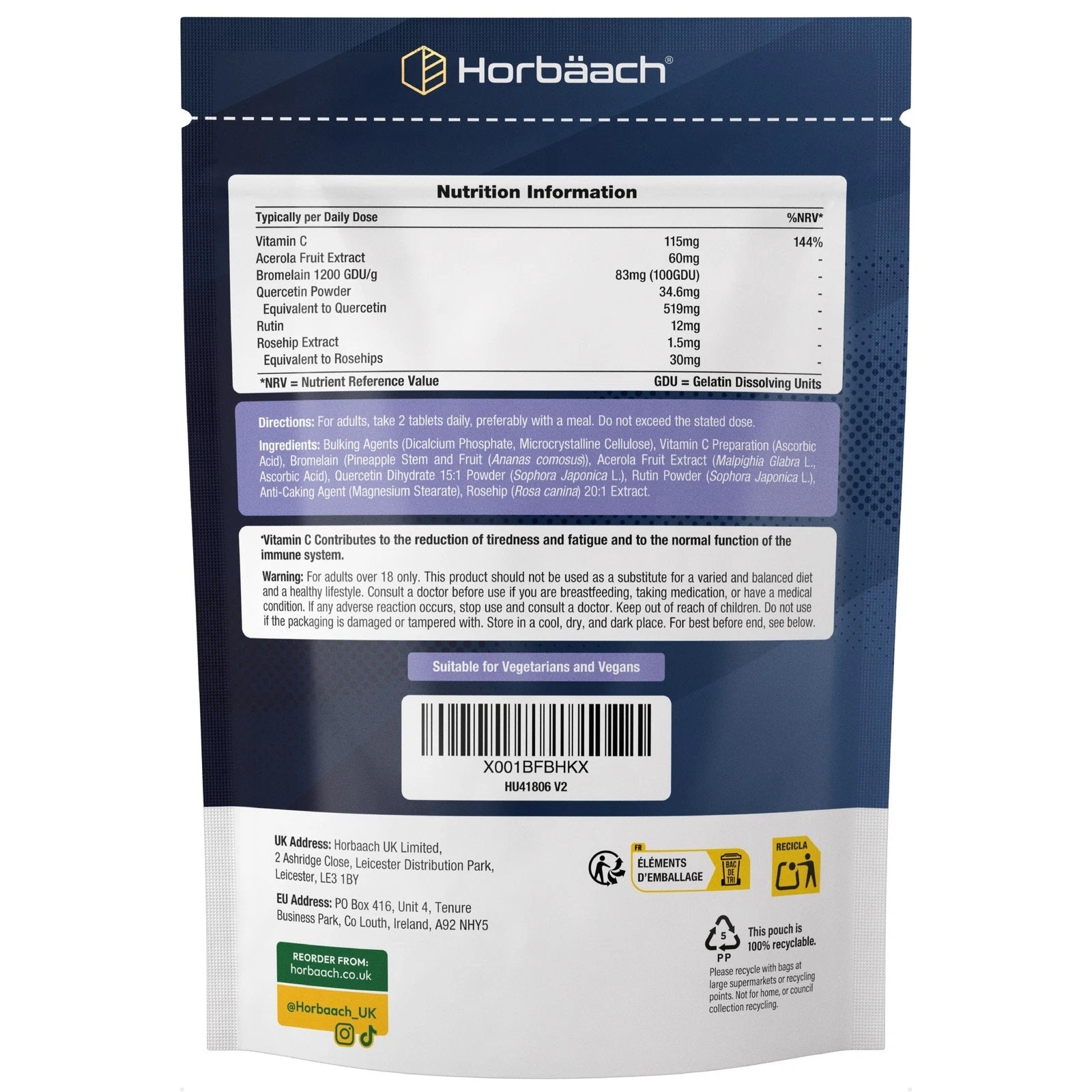 Quercetin Complex 815 mg | 120 Tablets