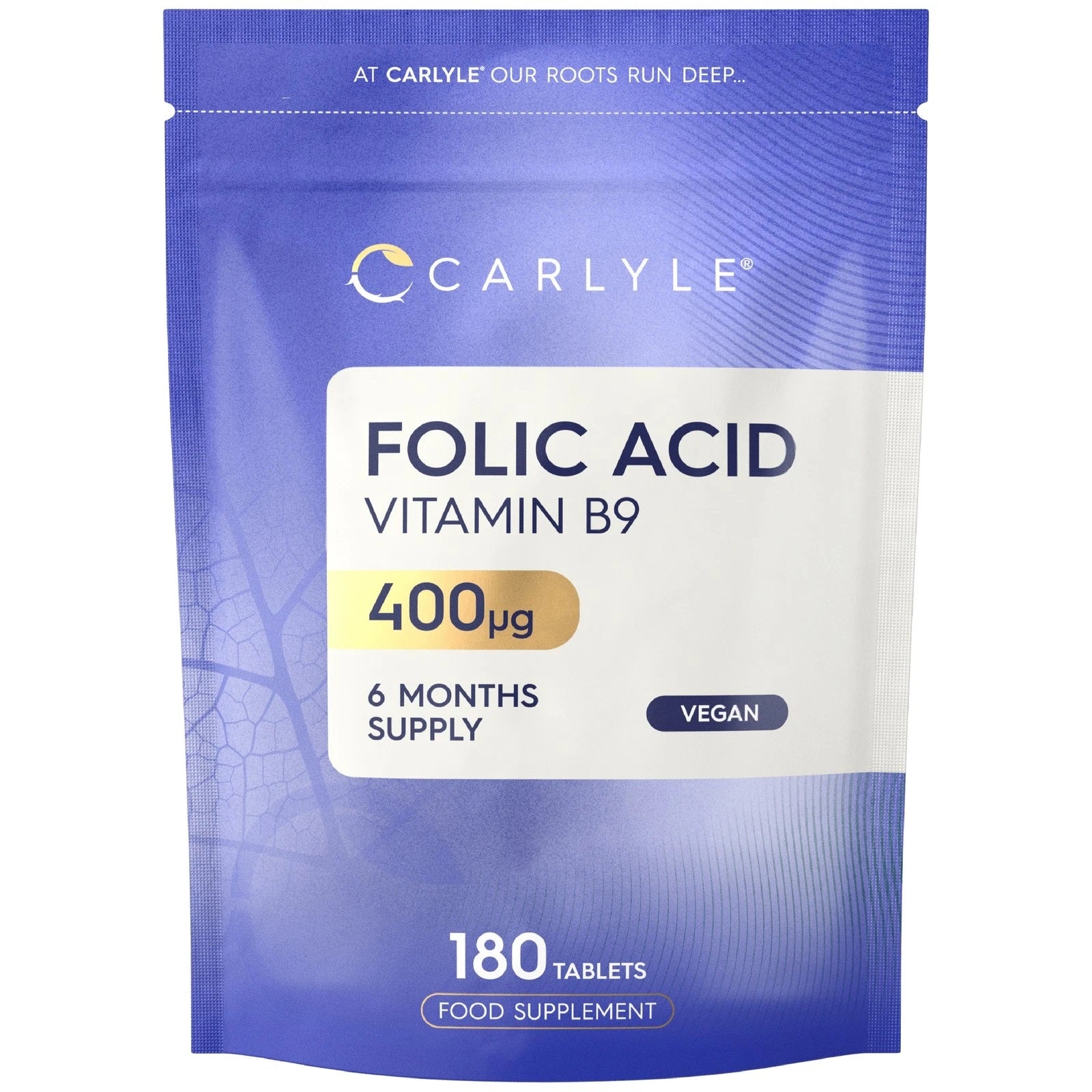 Folic Acid 400 ug | 180 Tablets